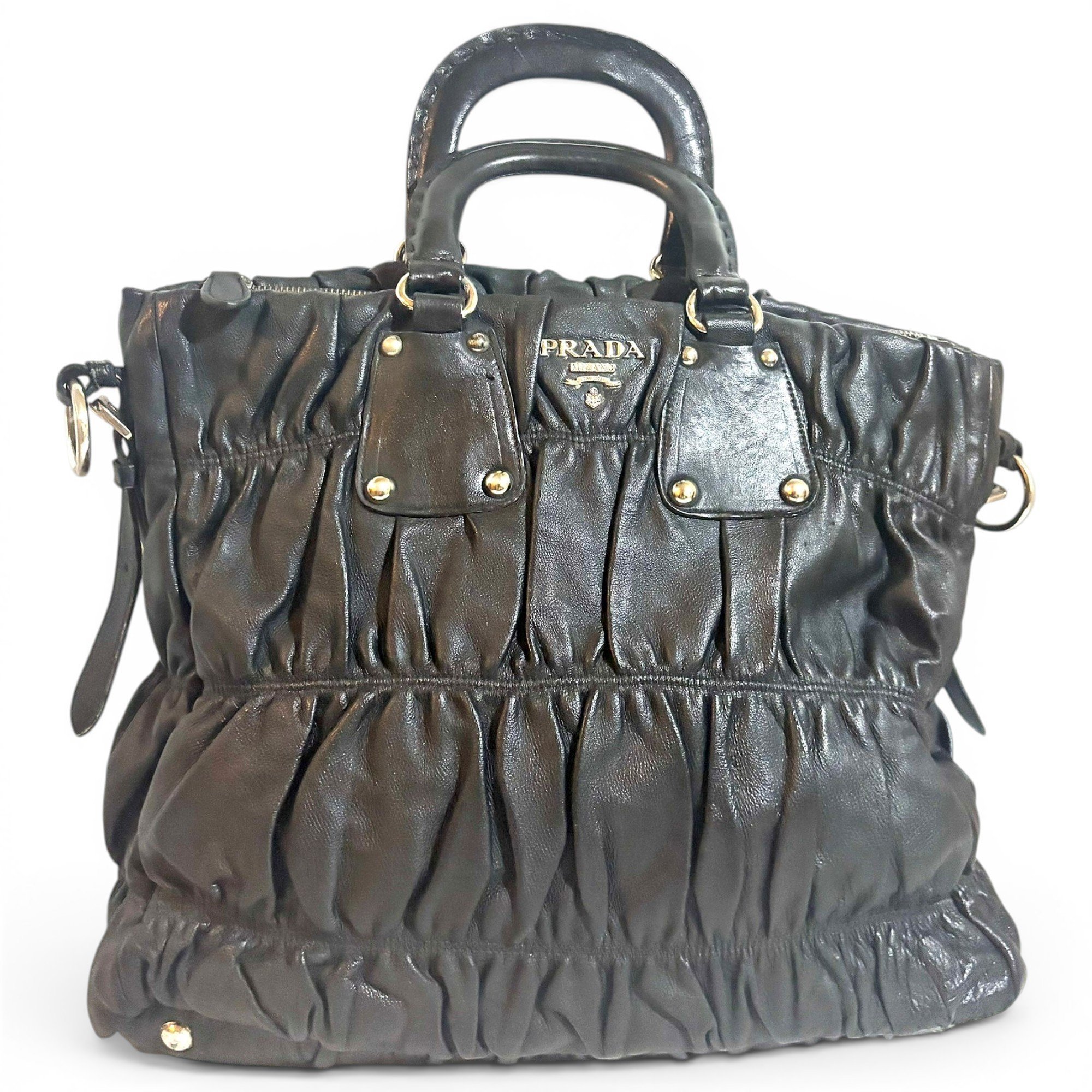 Leather handbag