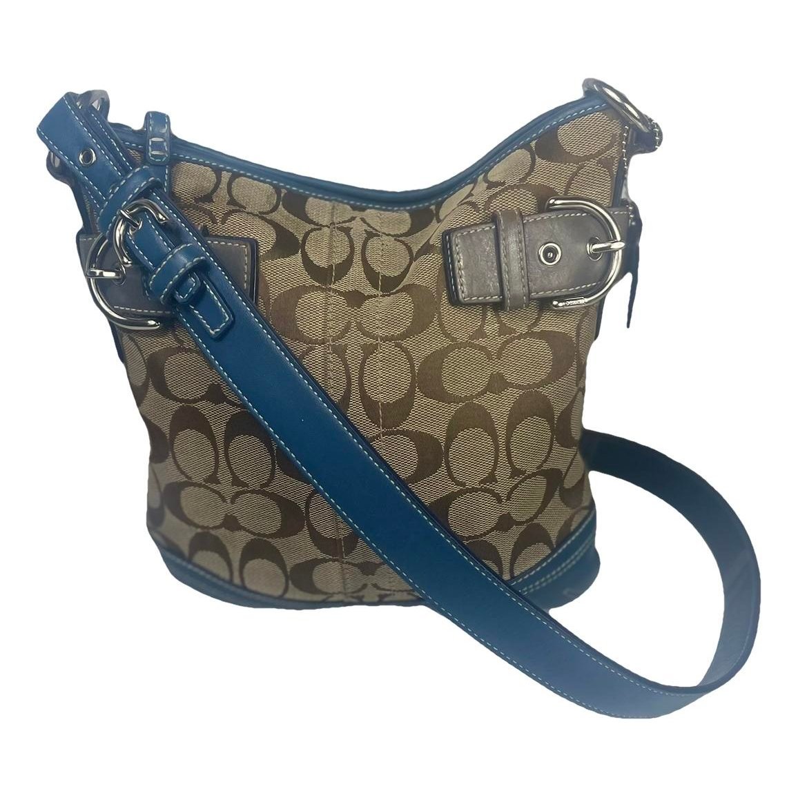 Signature Sufflette cloth crossbody bag