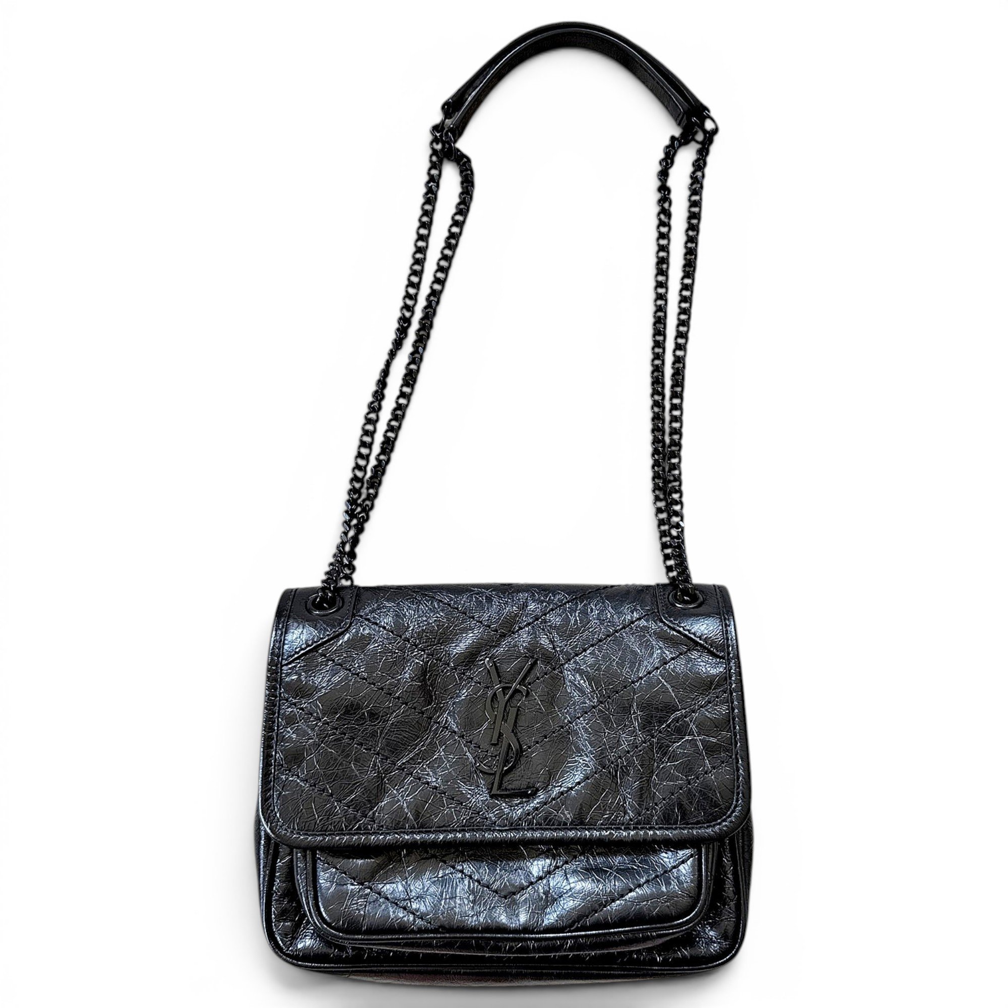 Niki leather crossbody bag