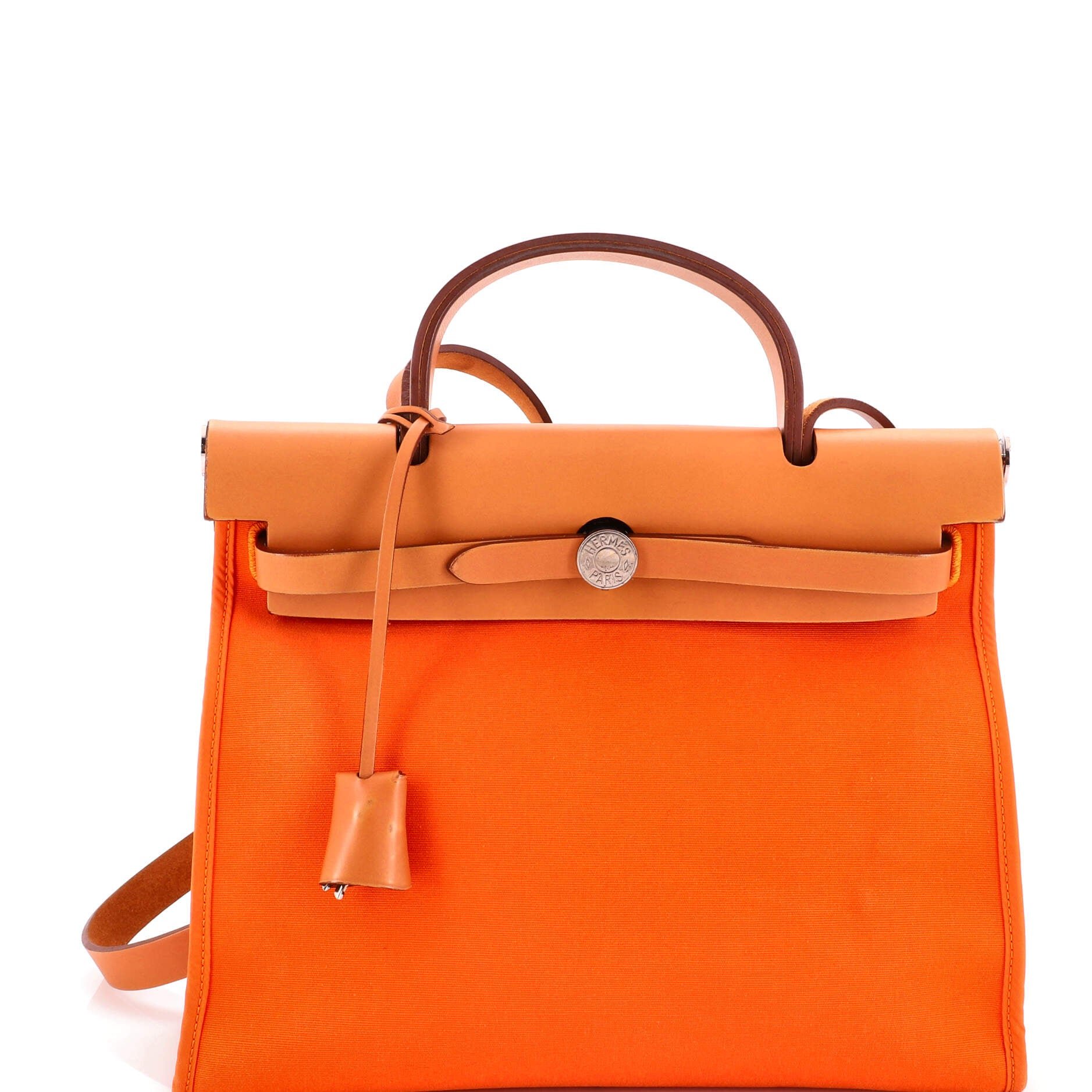 Herbag Zip Leather and Toile 31