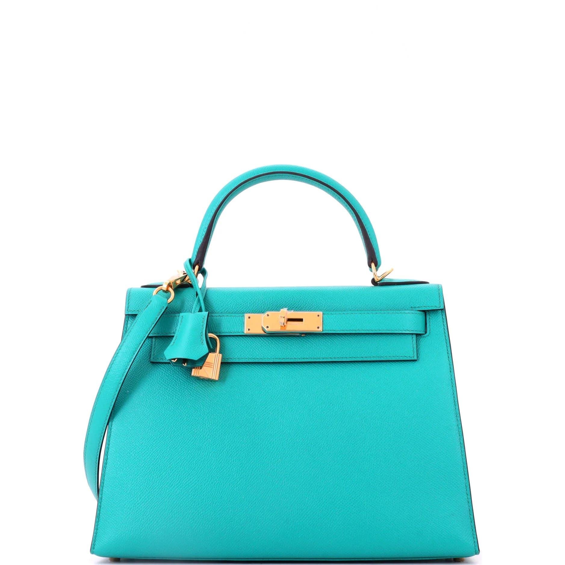 Kelly 28 leather handbag