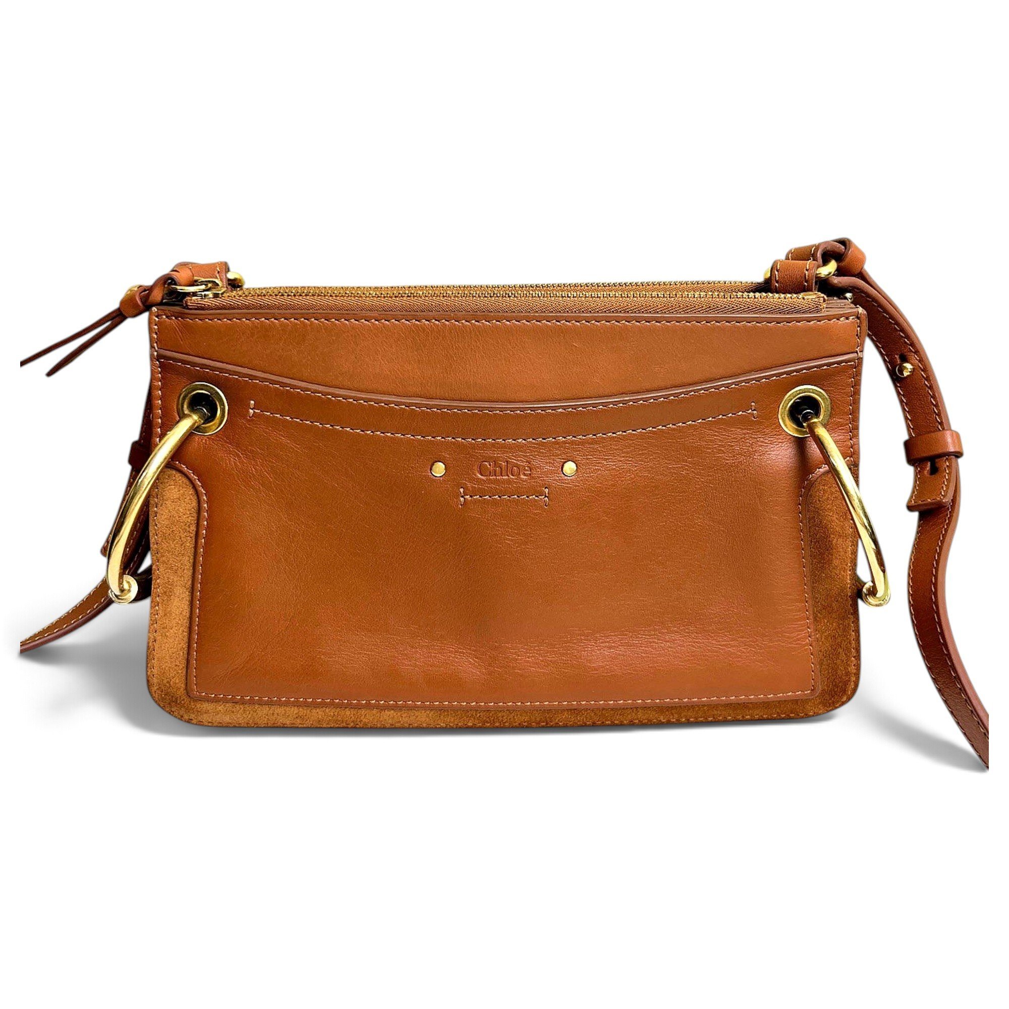 Roy leather crossbody bag