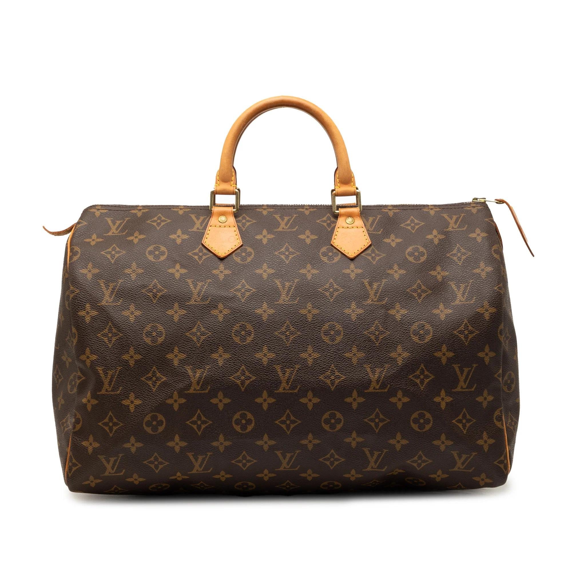 Speedy leather bag