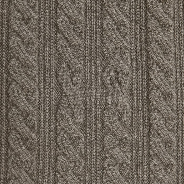 Tourbe Cashmere "Torsades Et H Fantome" Crewneck Sweater