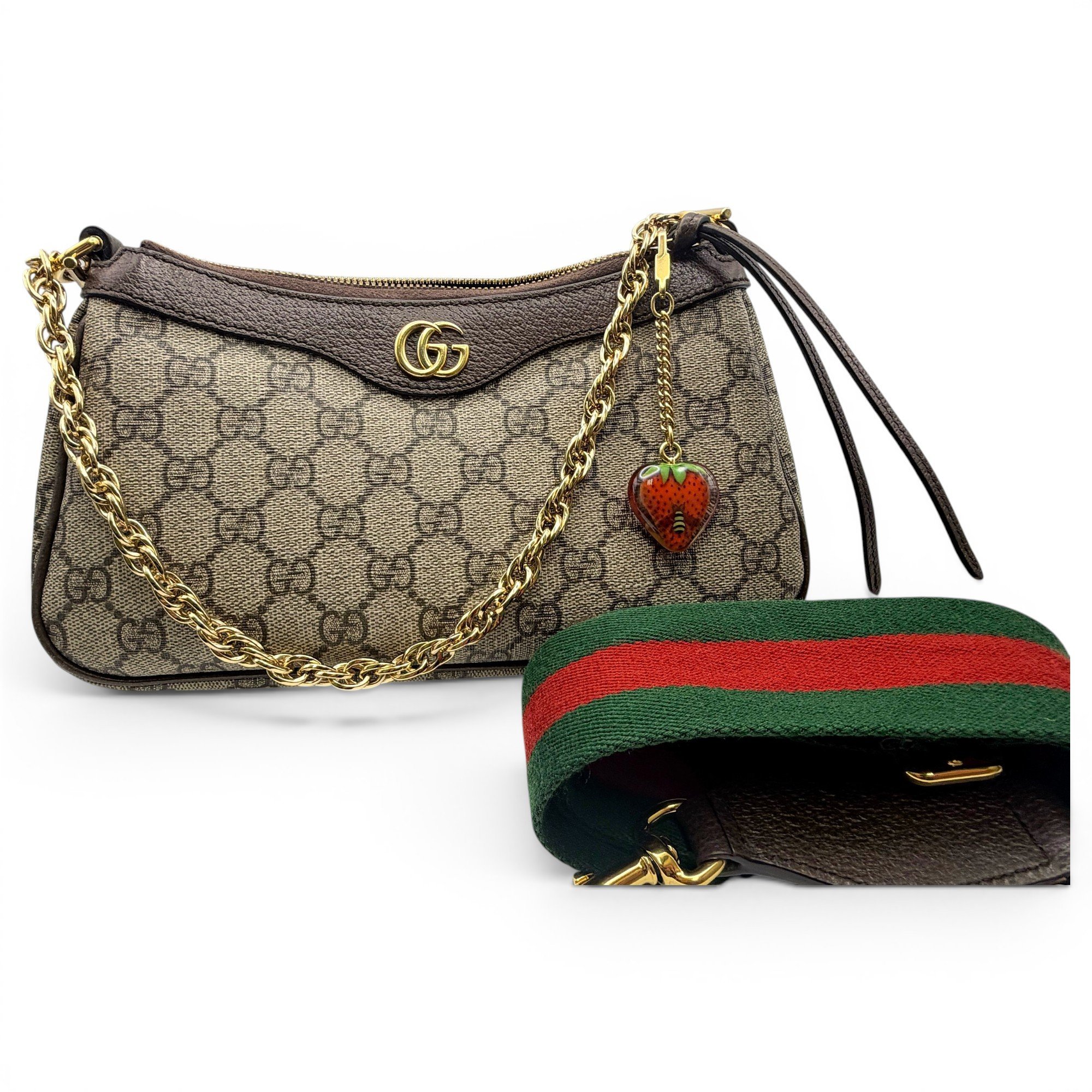 Ophidia leather handbag