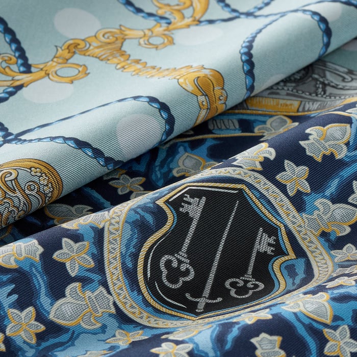 Les Cles Double Face Scarf 90
