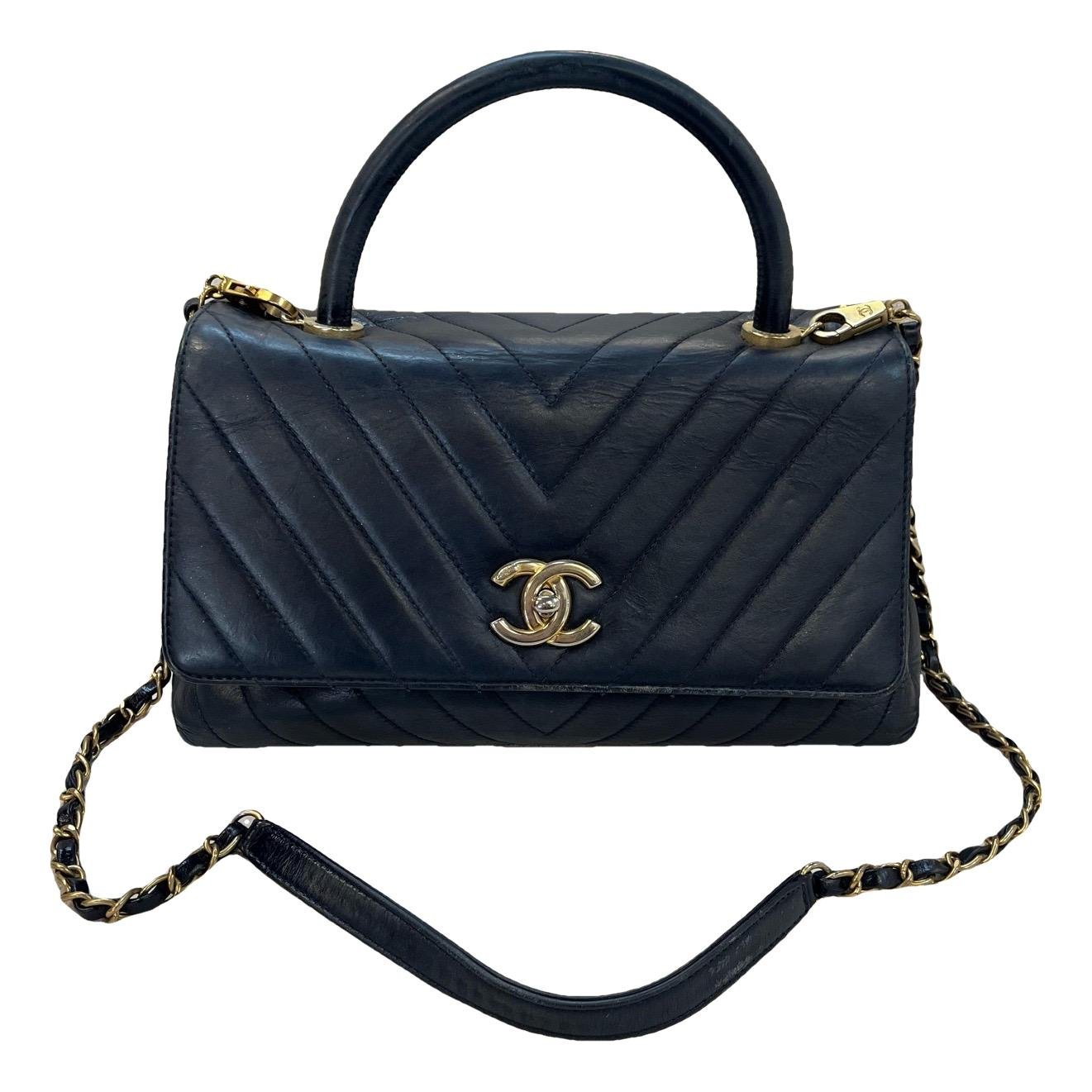 Coco Handle leather handbag