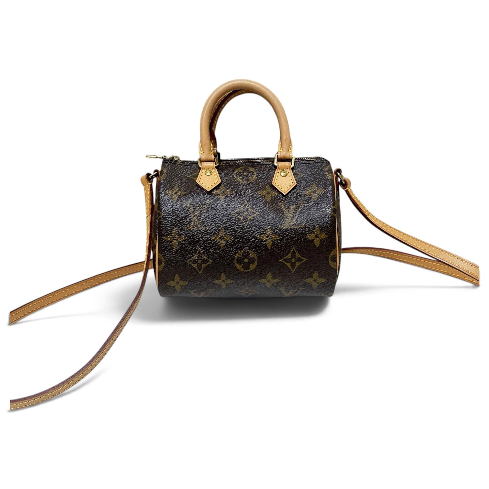 Nano Speedy / Mini HL leather handbag