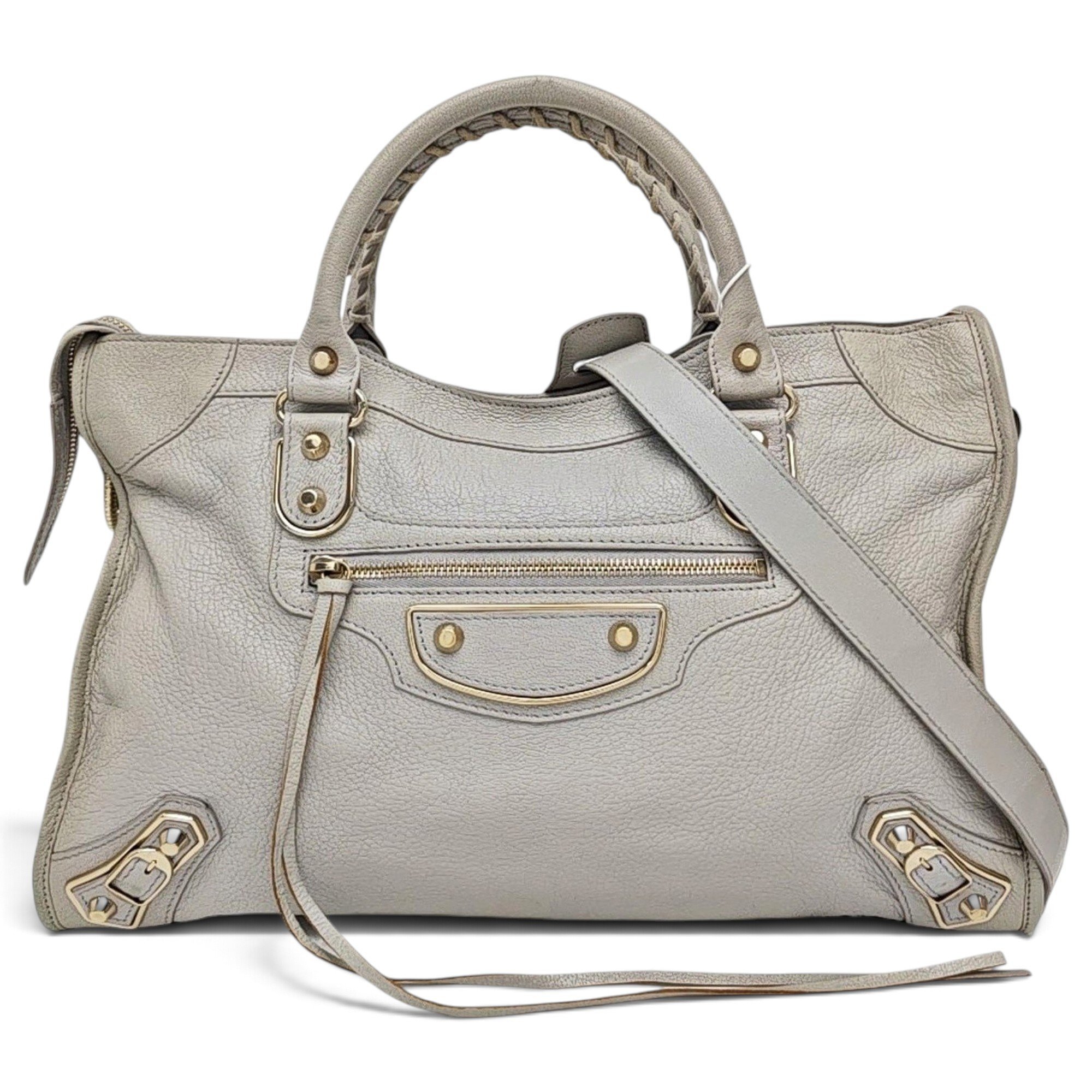 Leather handbag