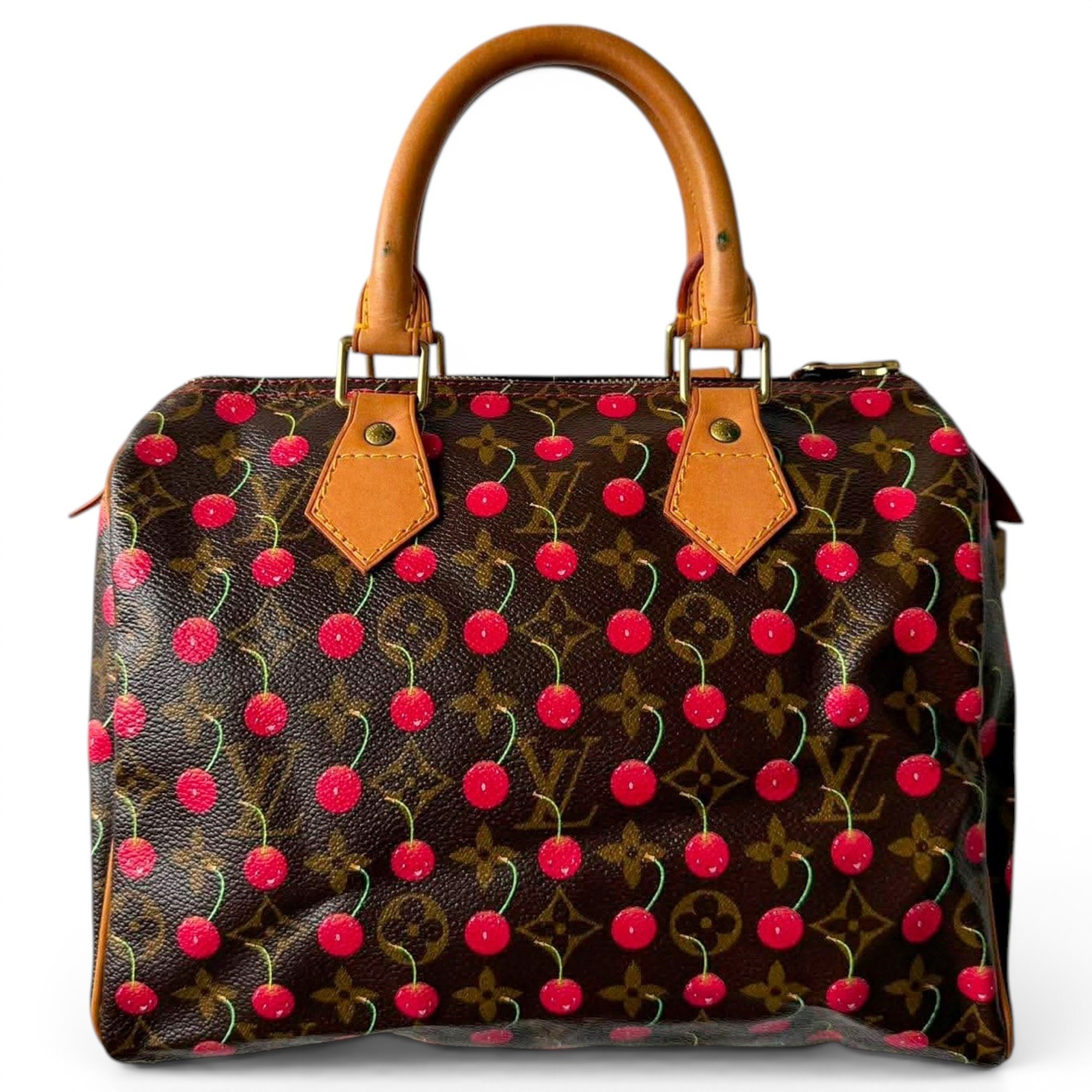 Speedy leather handbag