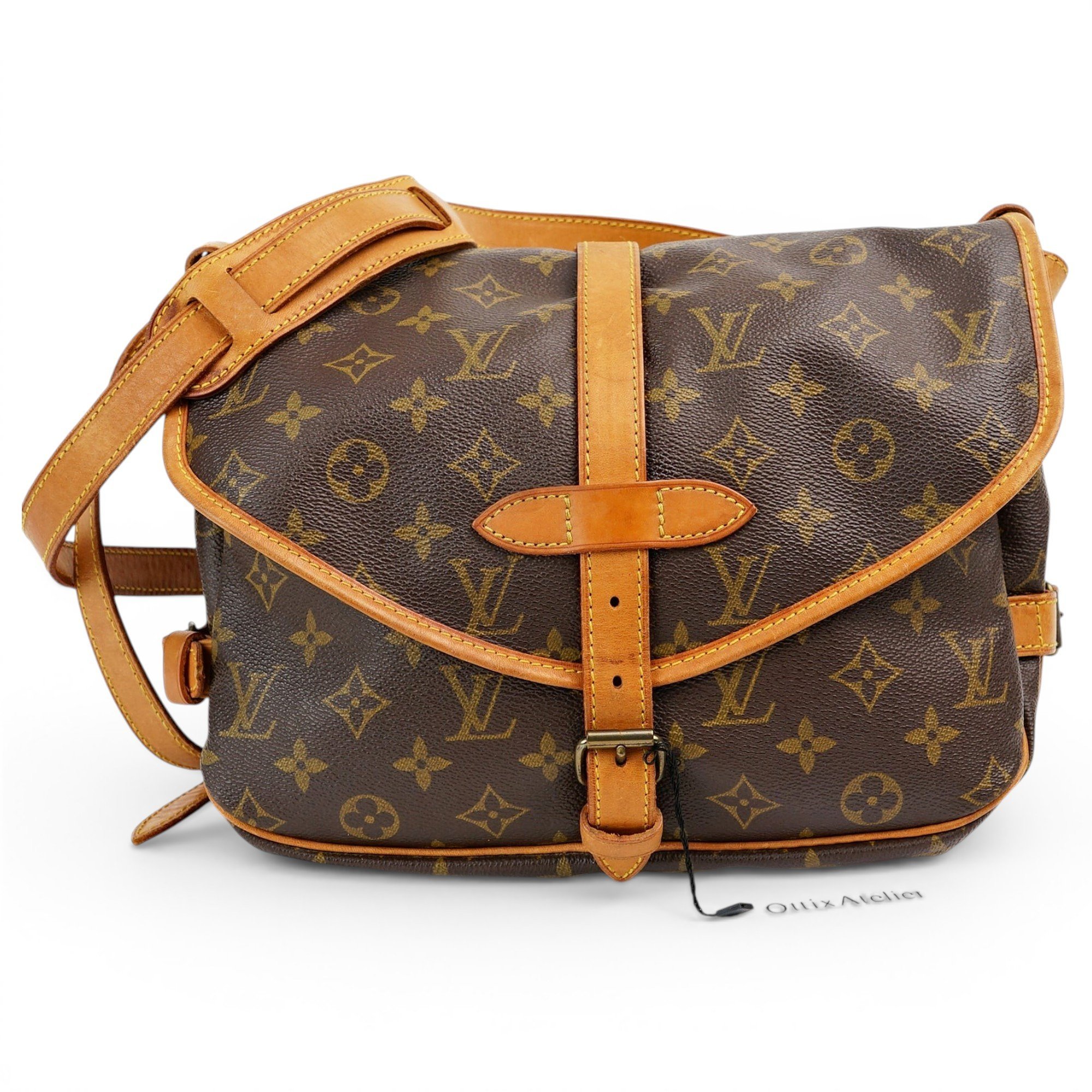 Saumur leather crossbody bag