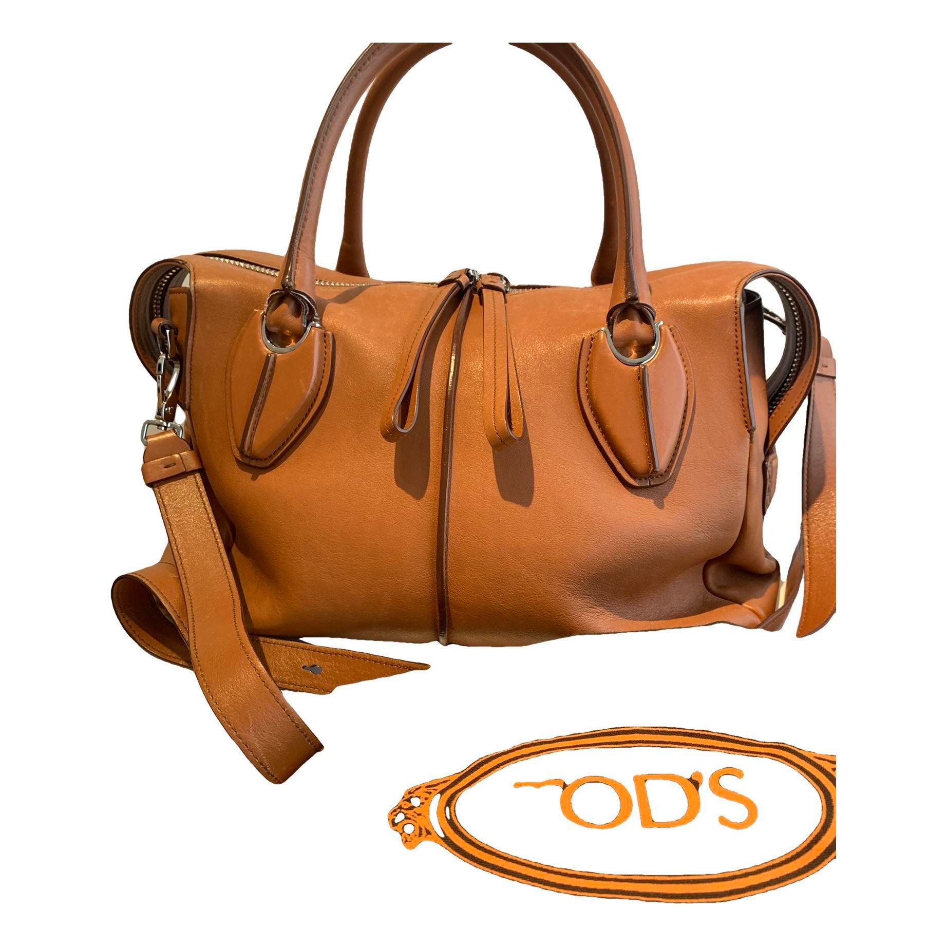 D Bag leather handbag