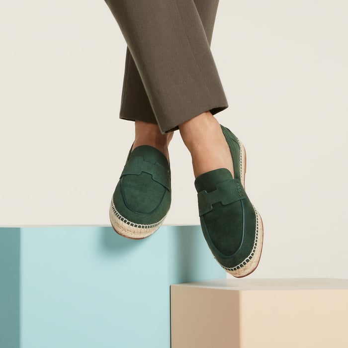 Vert Bouteille Trip Espadrille