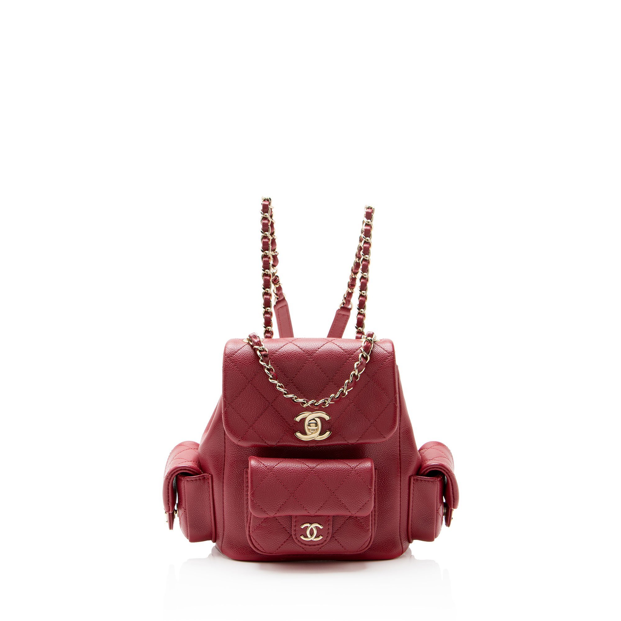 Leather backpack