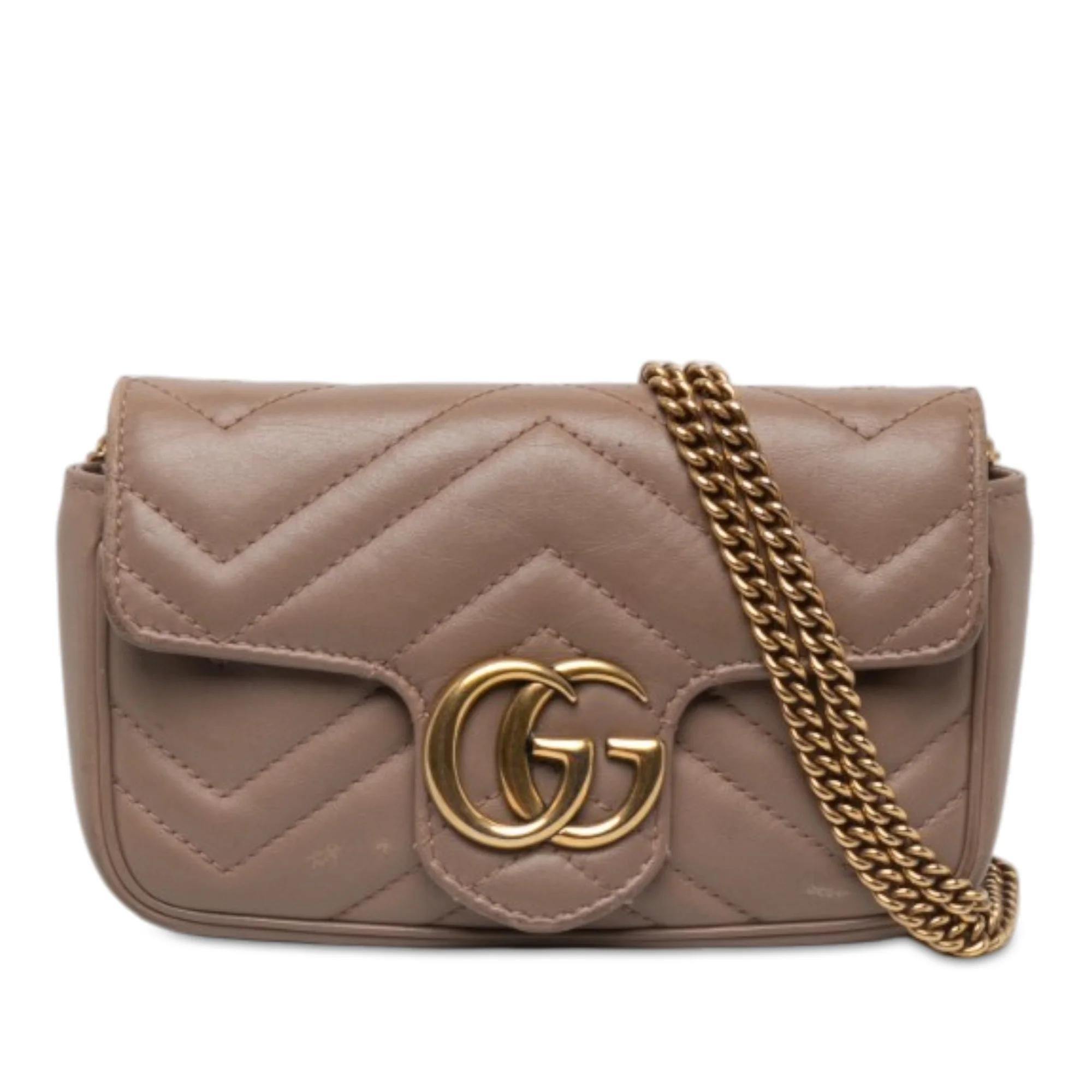 GG Marmont pony-style calfskin handbag