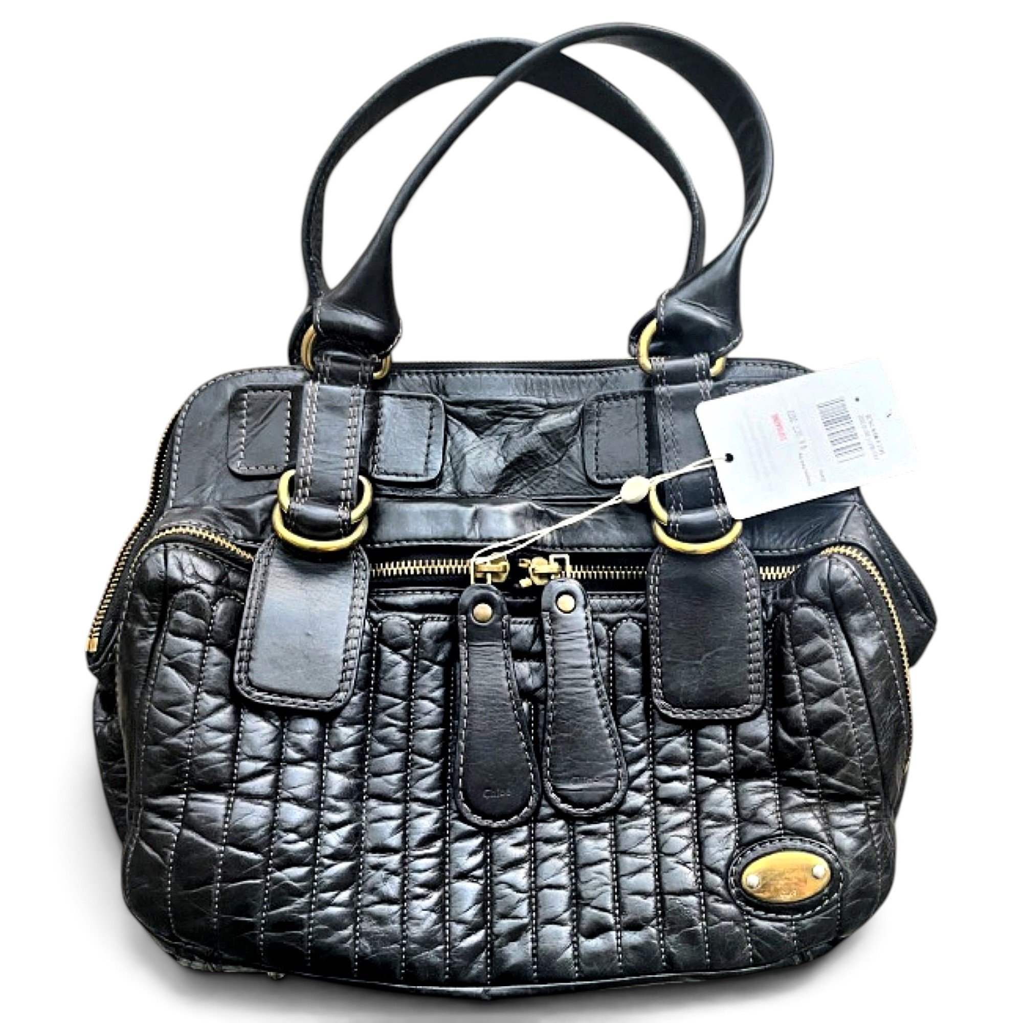 Bay leather handbag