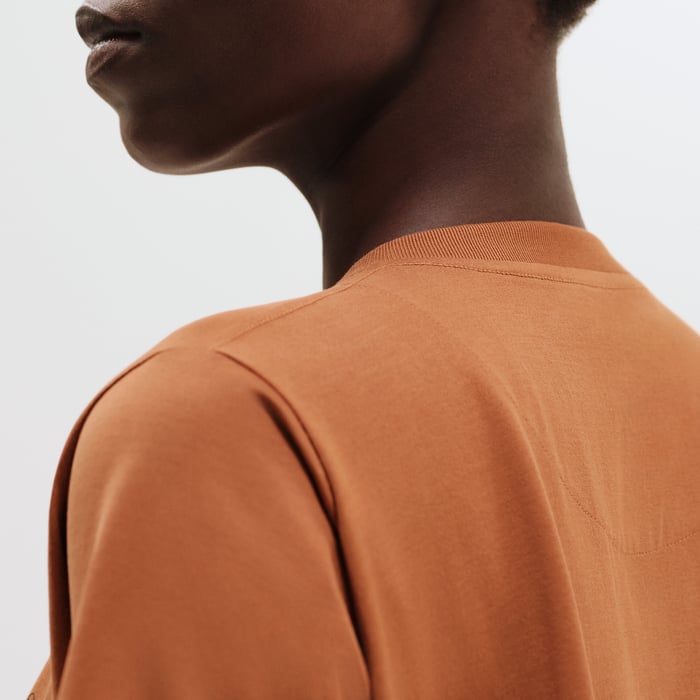 Marron Alezan "Les Clefs" Cropped T-shirt