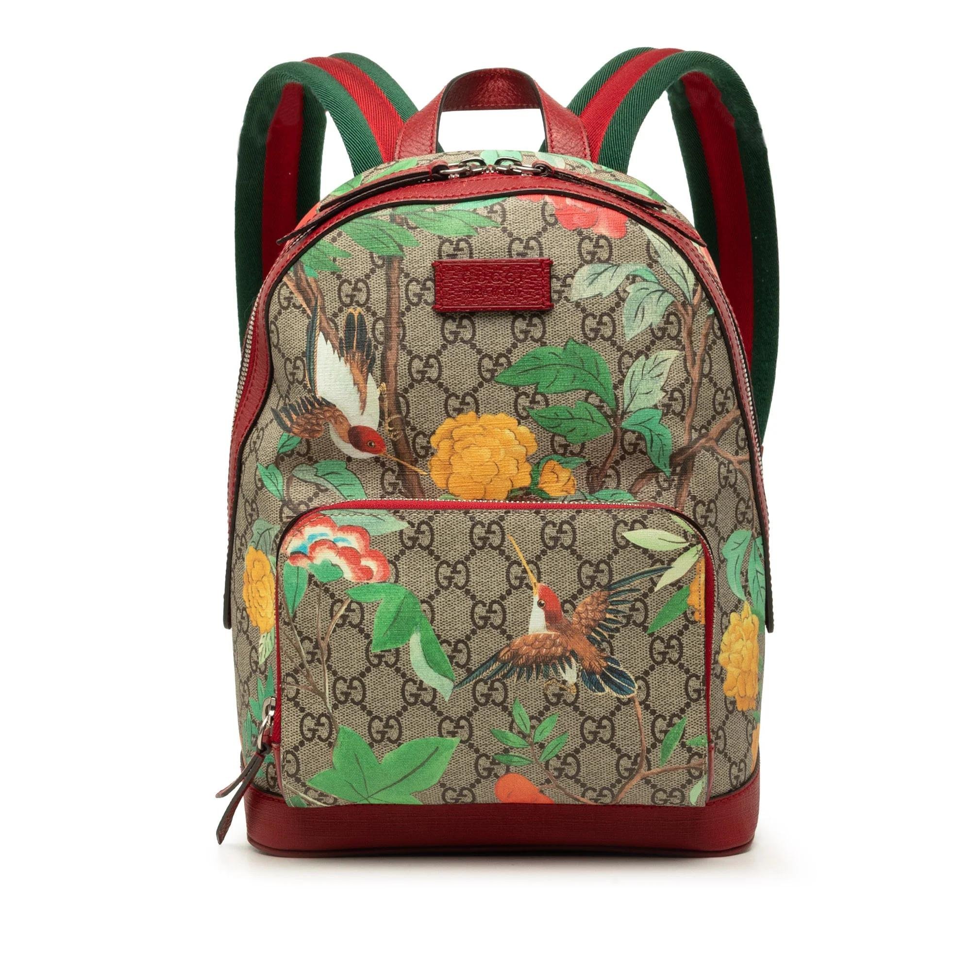 Leather backpack