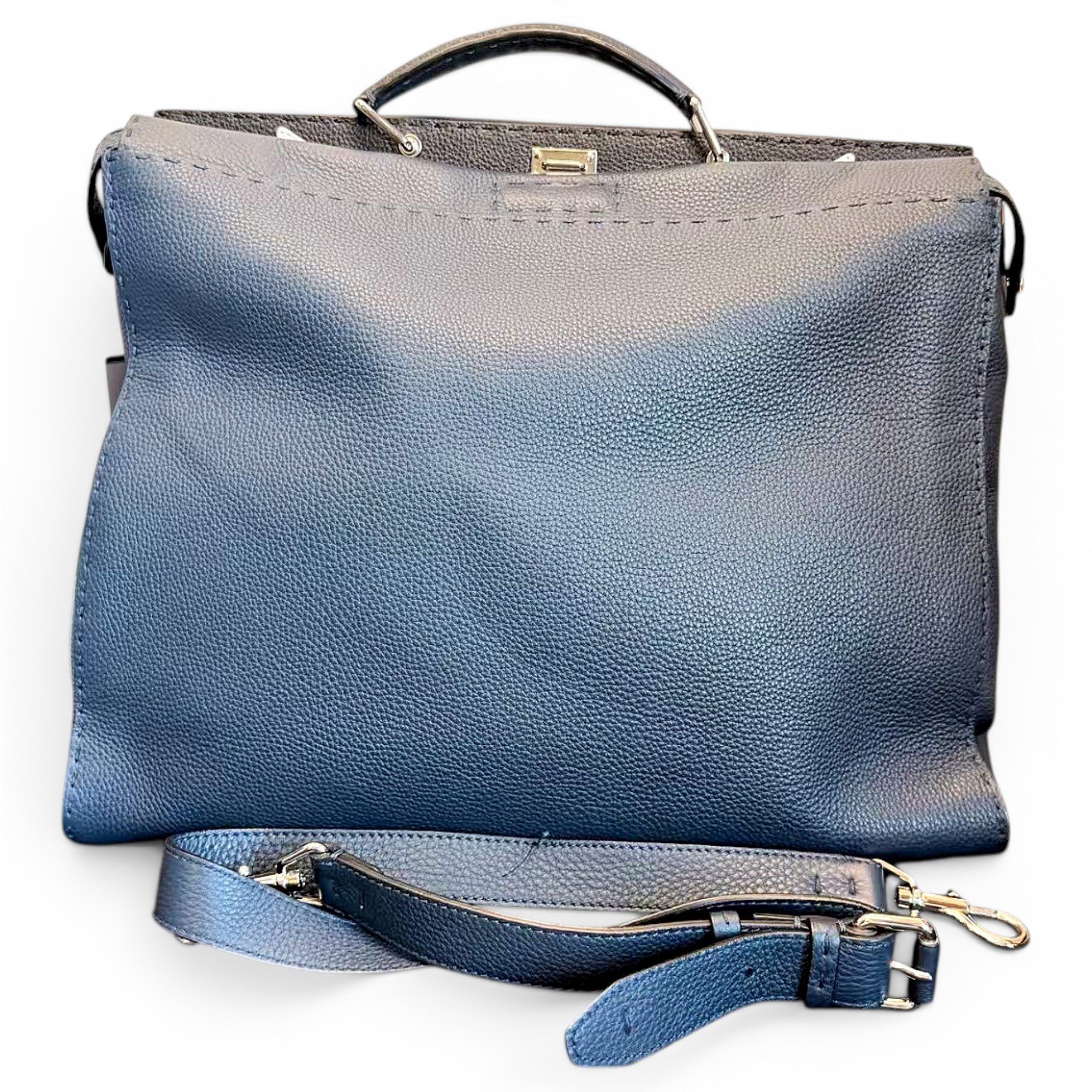 Peekaboo leather handbag