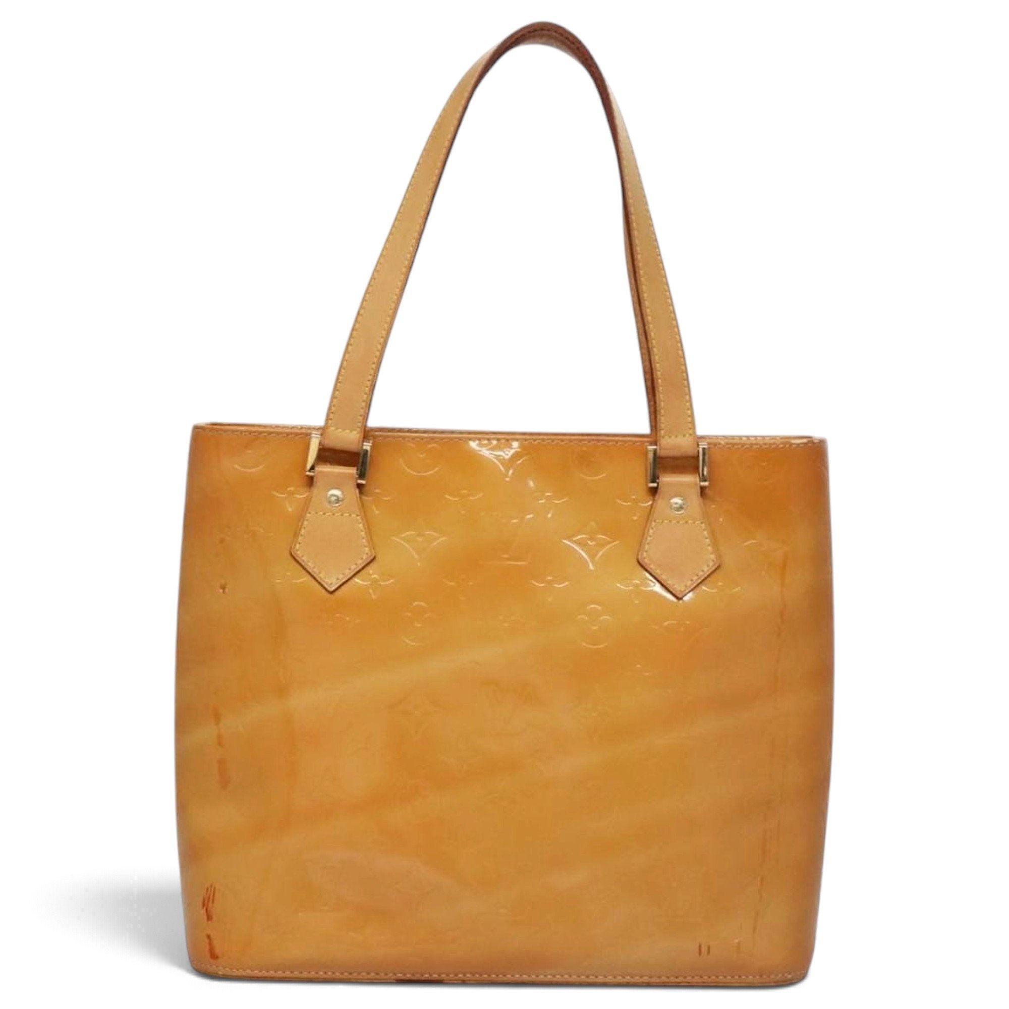 Houston patent leather handbag