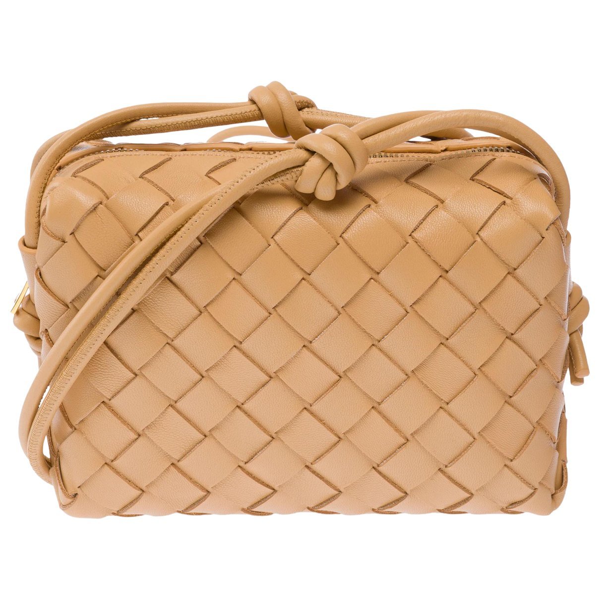 Loop leather handbag