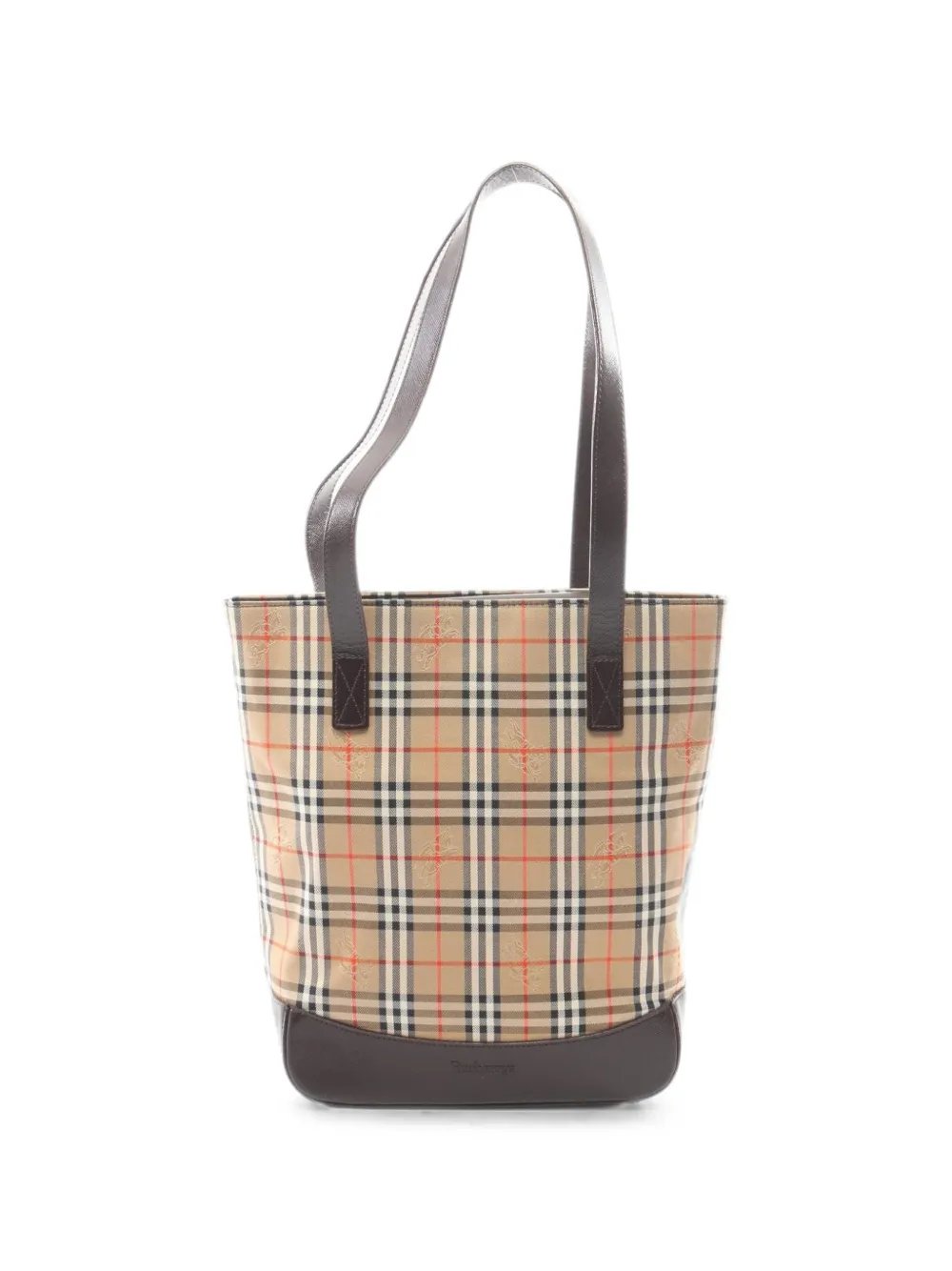 2010s Nova check tote bag