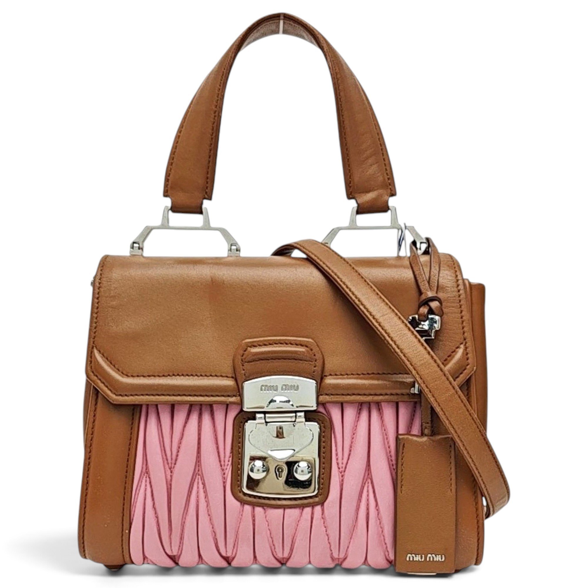 Leather handbag