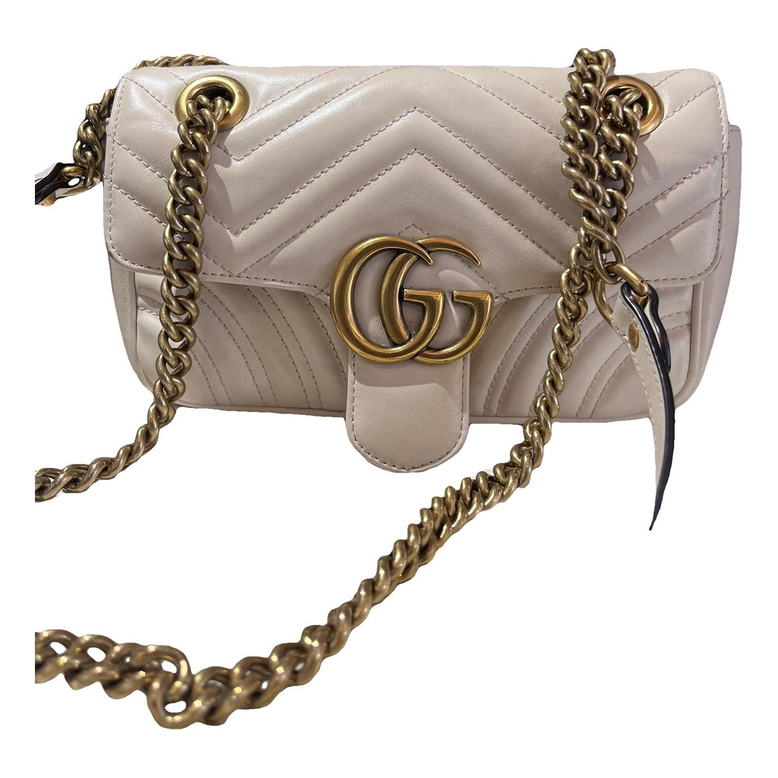 GG Marmont Flap leather crossbody bag