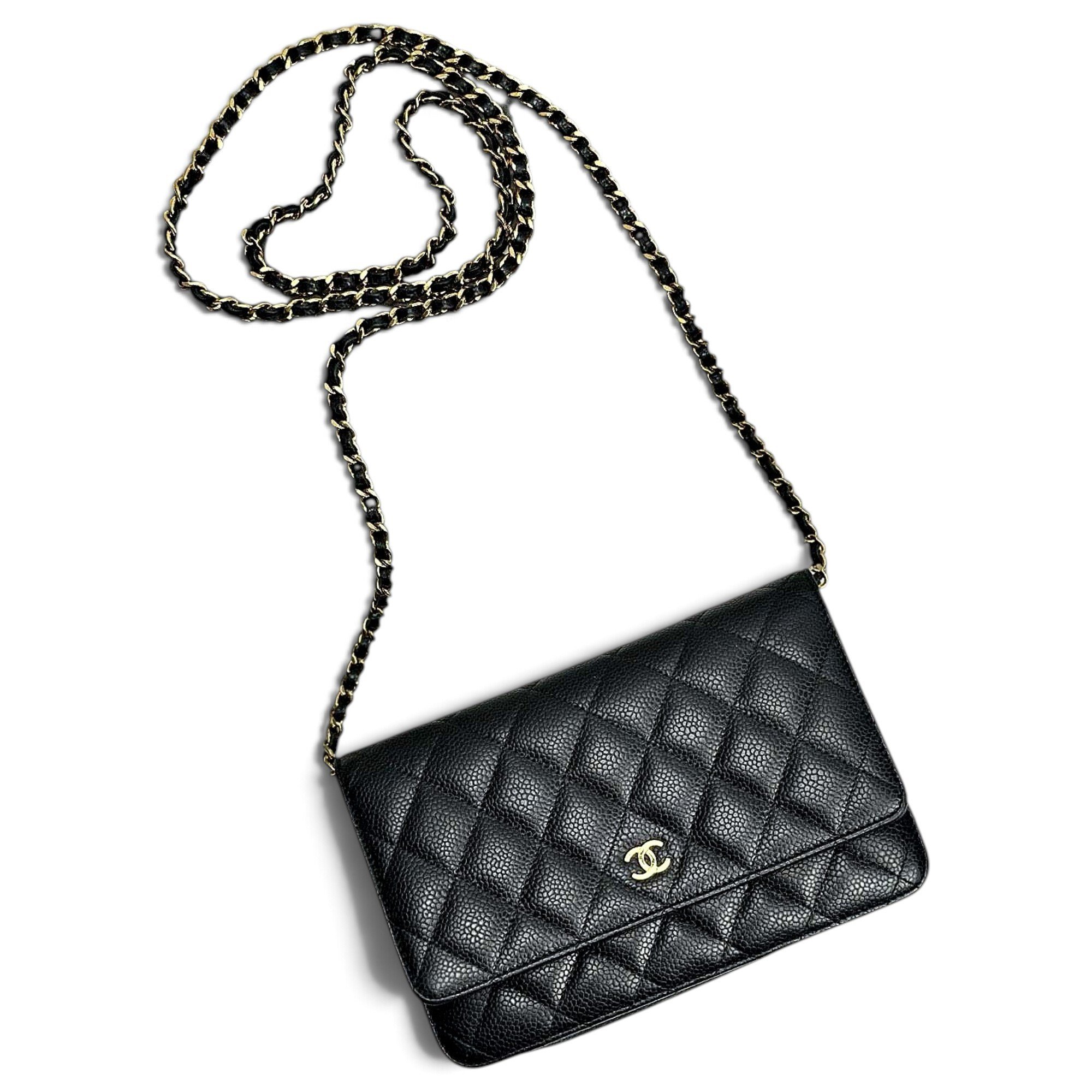 Wallet On Chain Timeless/Classique leather handbag