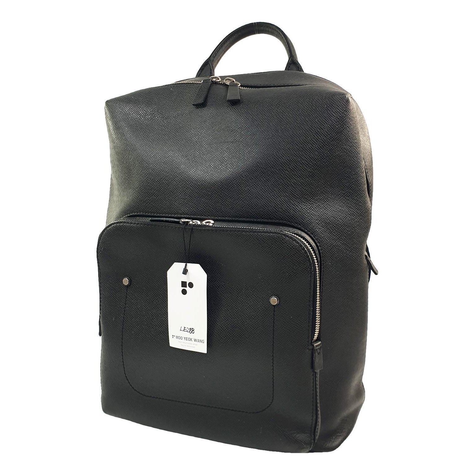 Leather backpack