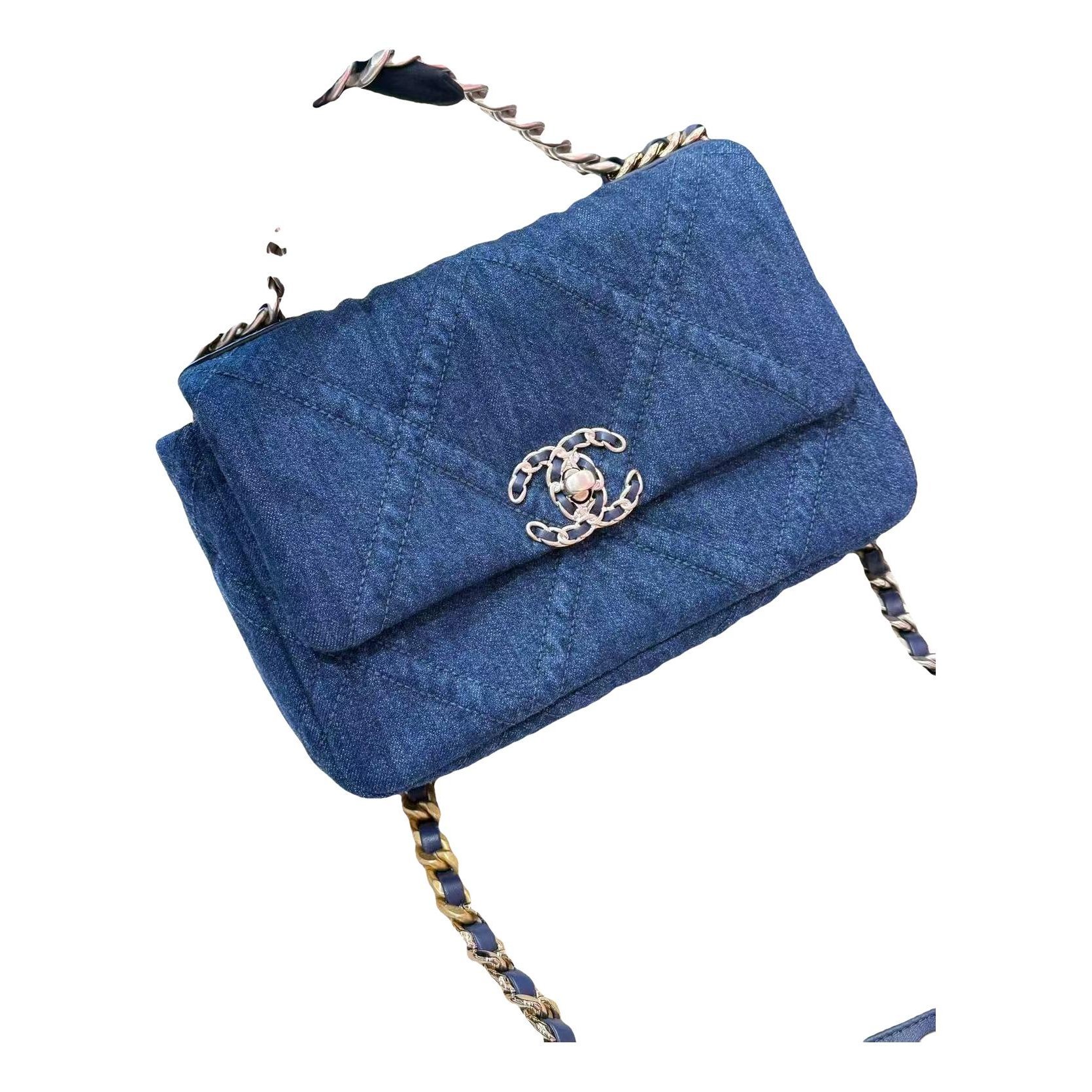 Chanel 19 cloth handbag