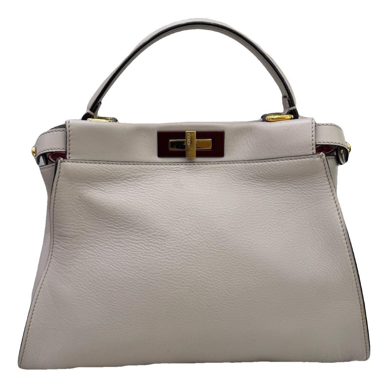 Peekaboo leather handbag