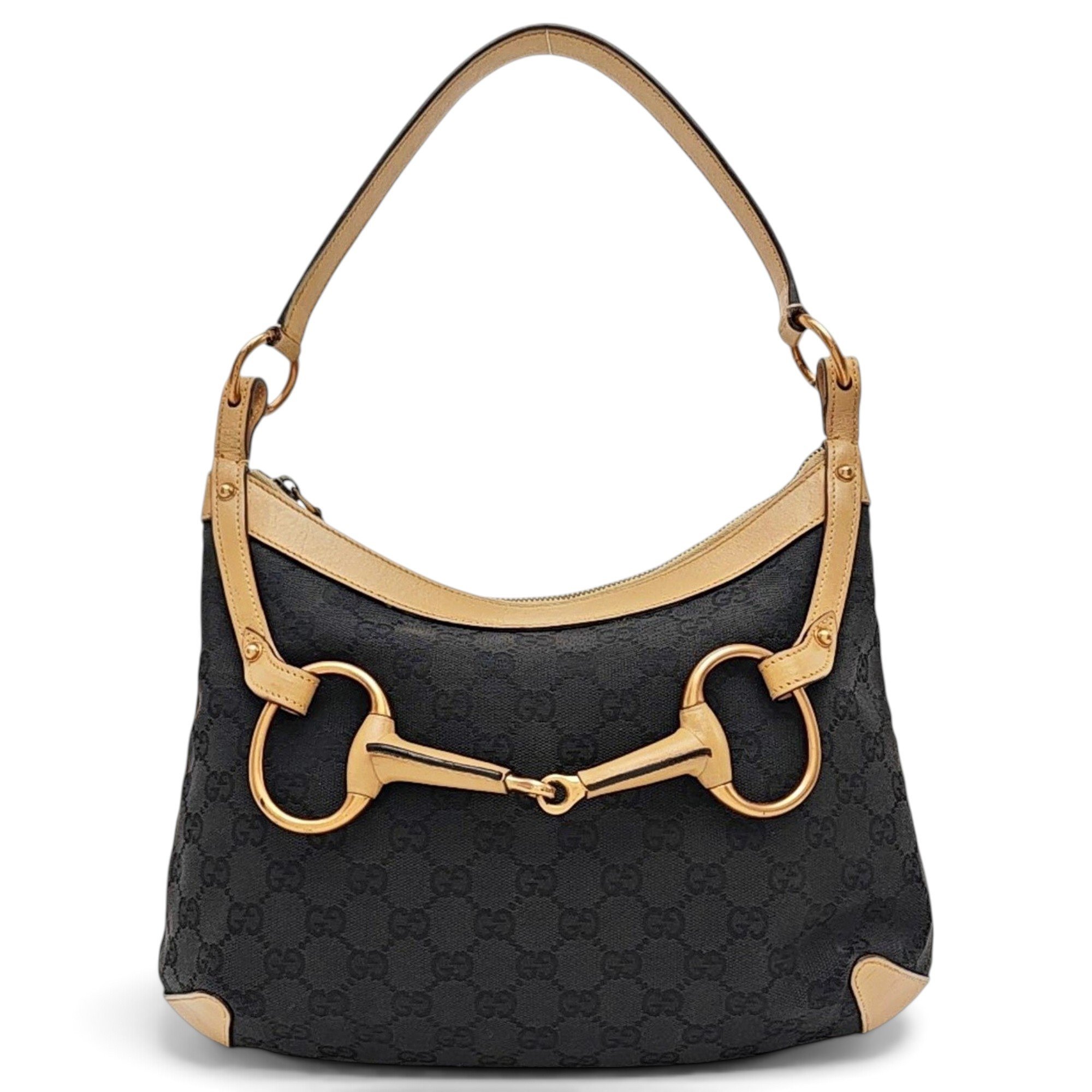 Horsebit Chain cloth handbag