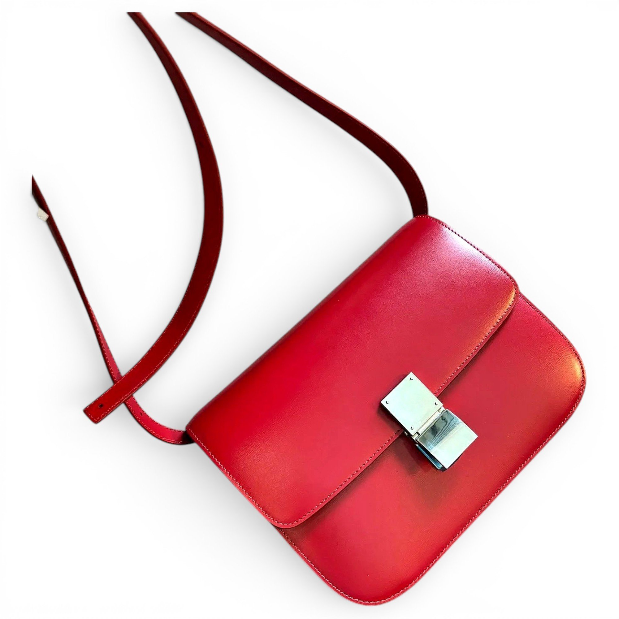 Classic leather crossbody bag