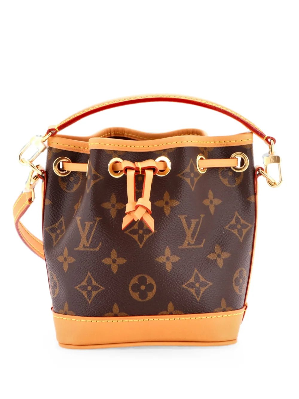 Louis Vuitton Noe NM Handbag Monogram Canvas Nano bucket bag