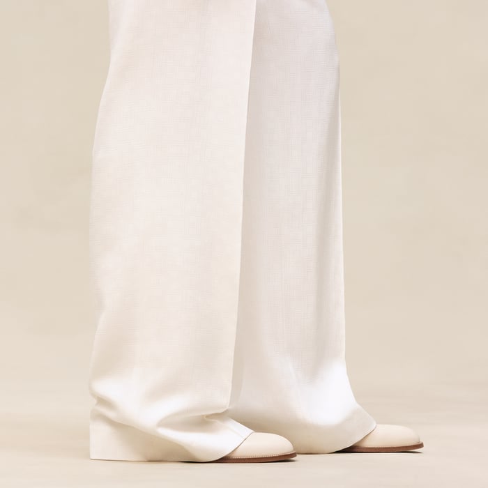 Blanc Cassé Silk Pants
