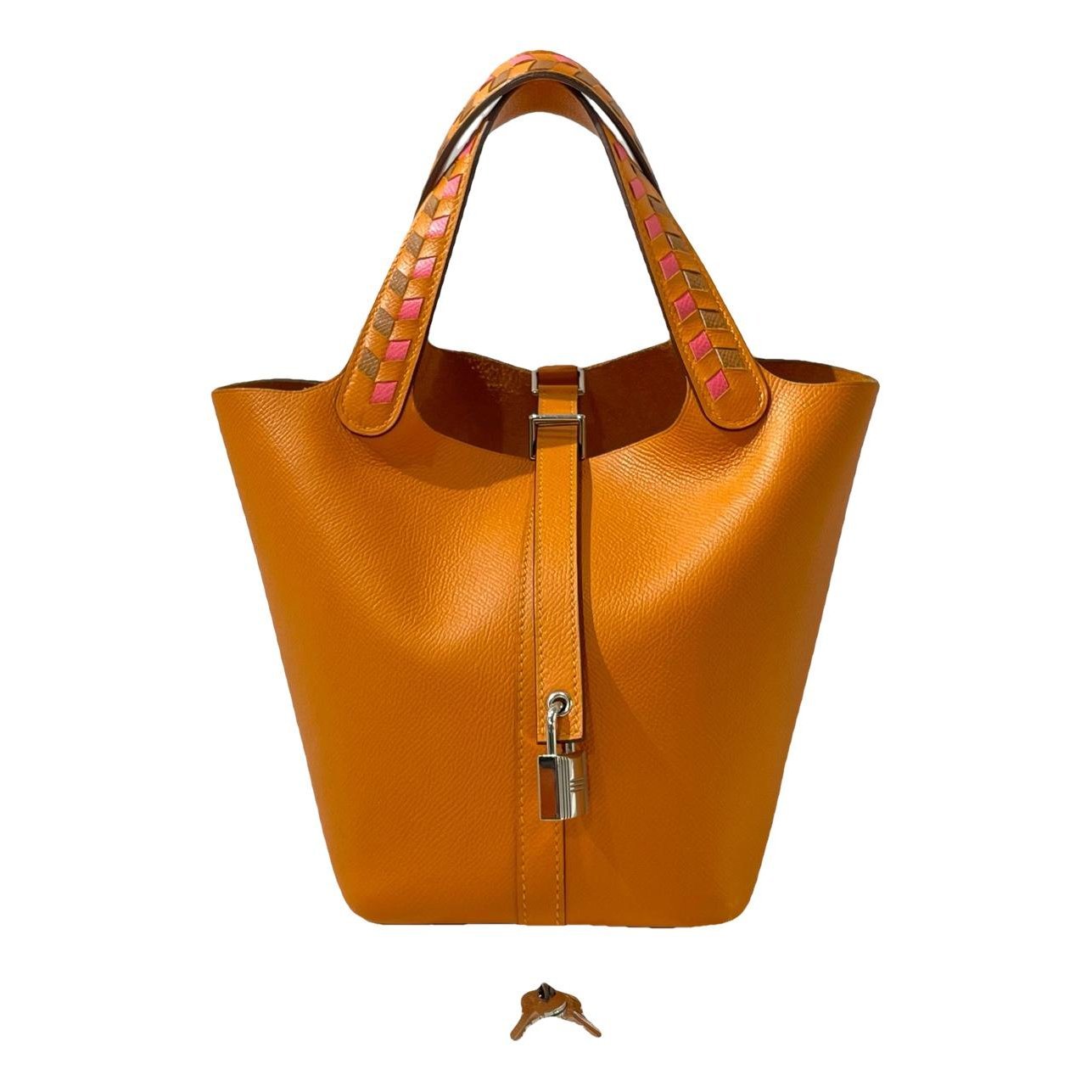 Picotin leather handbag
