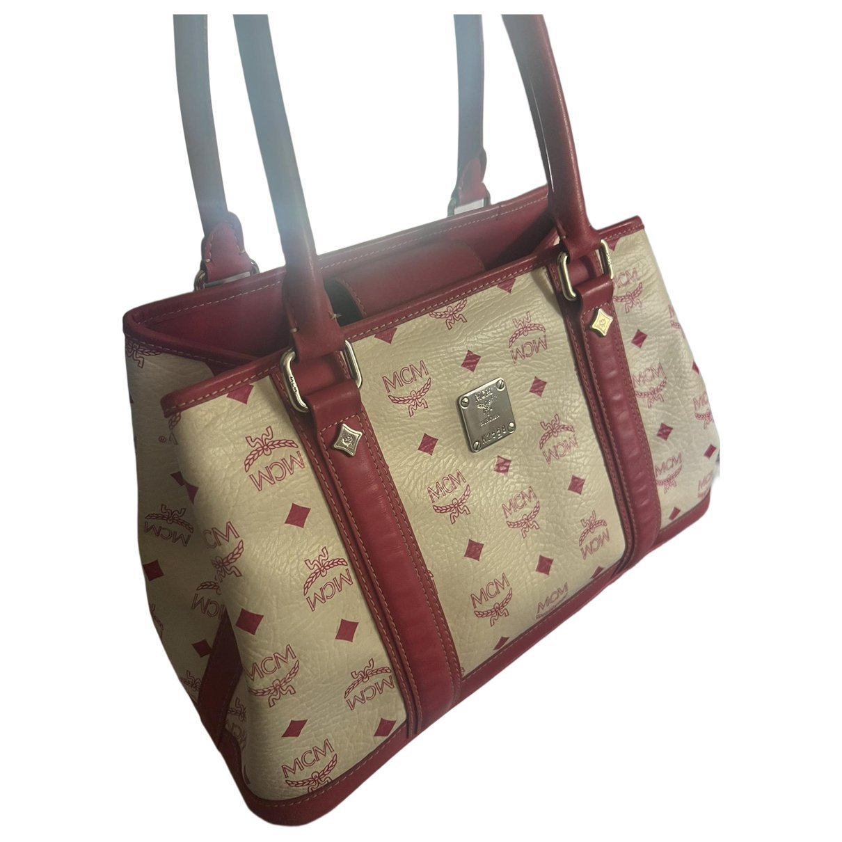 Boston leather tote