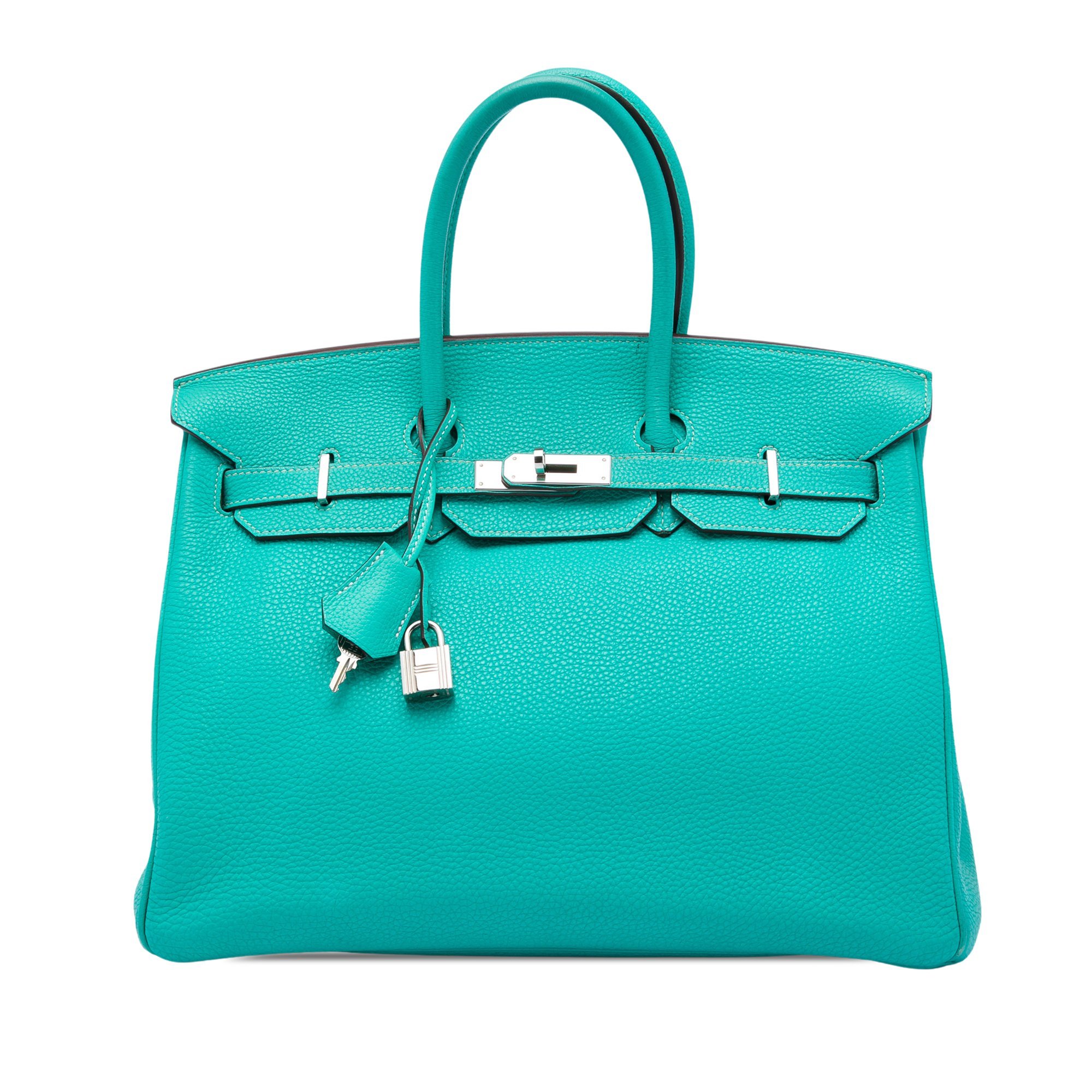 Birkin 35 leather handbag