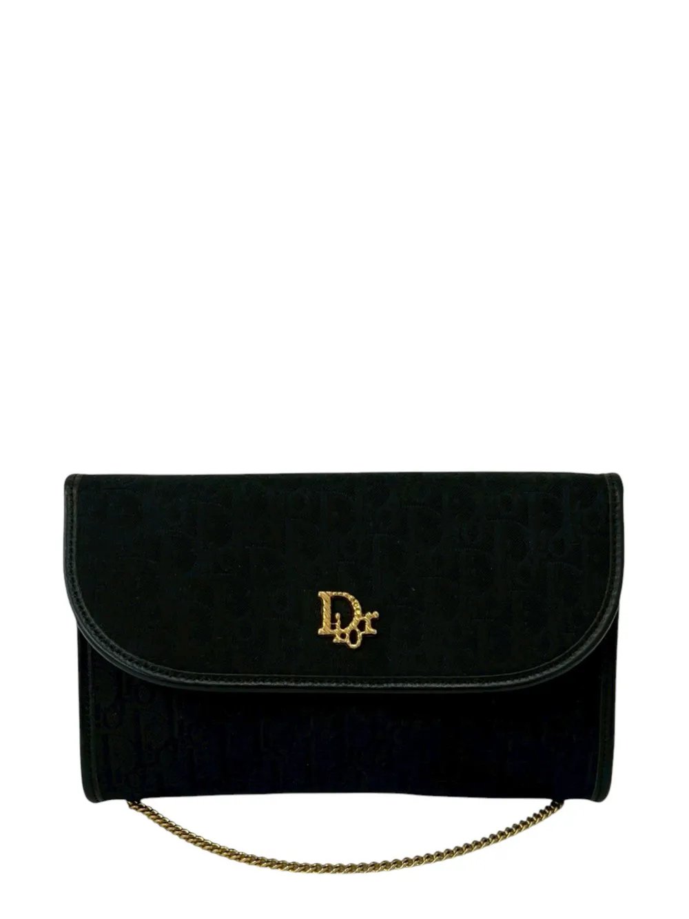 Dior 1970-1980 Diorissimo Trotter Canvas Chain shoulder bag