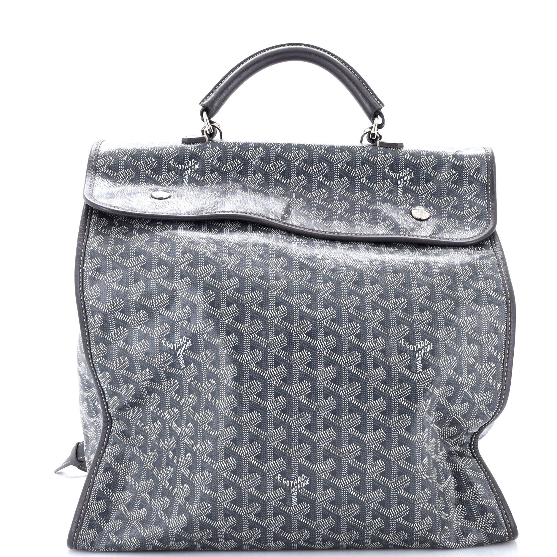 Saint Leger Briefcase Backpack Coated Canvas