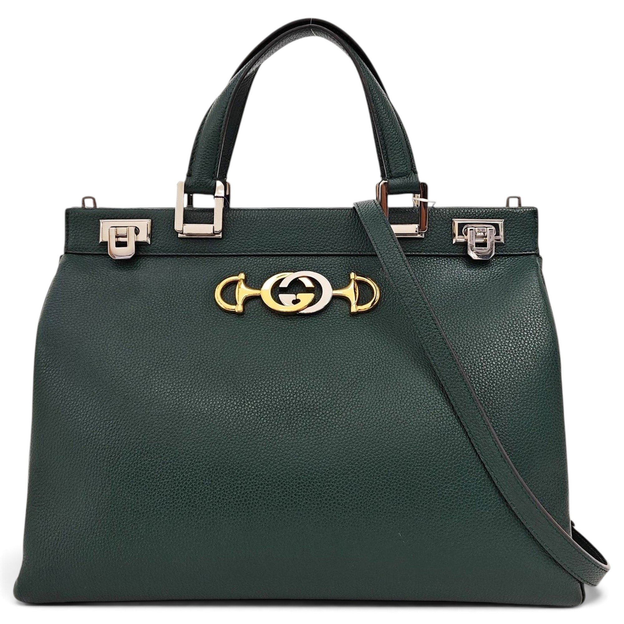 Zumi leather handbag