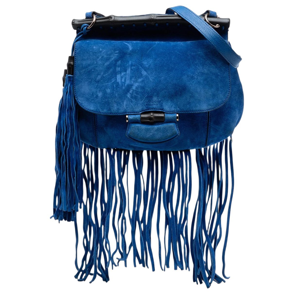 Bamboo leather crossbody bag