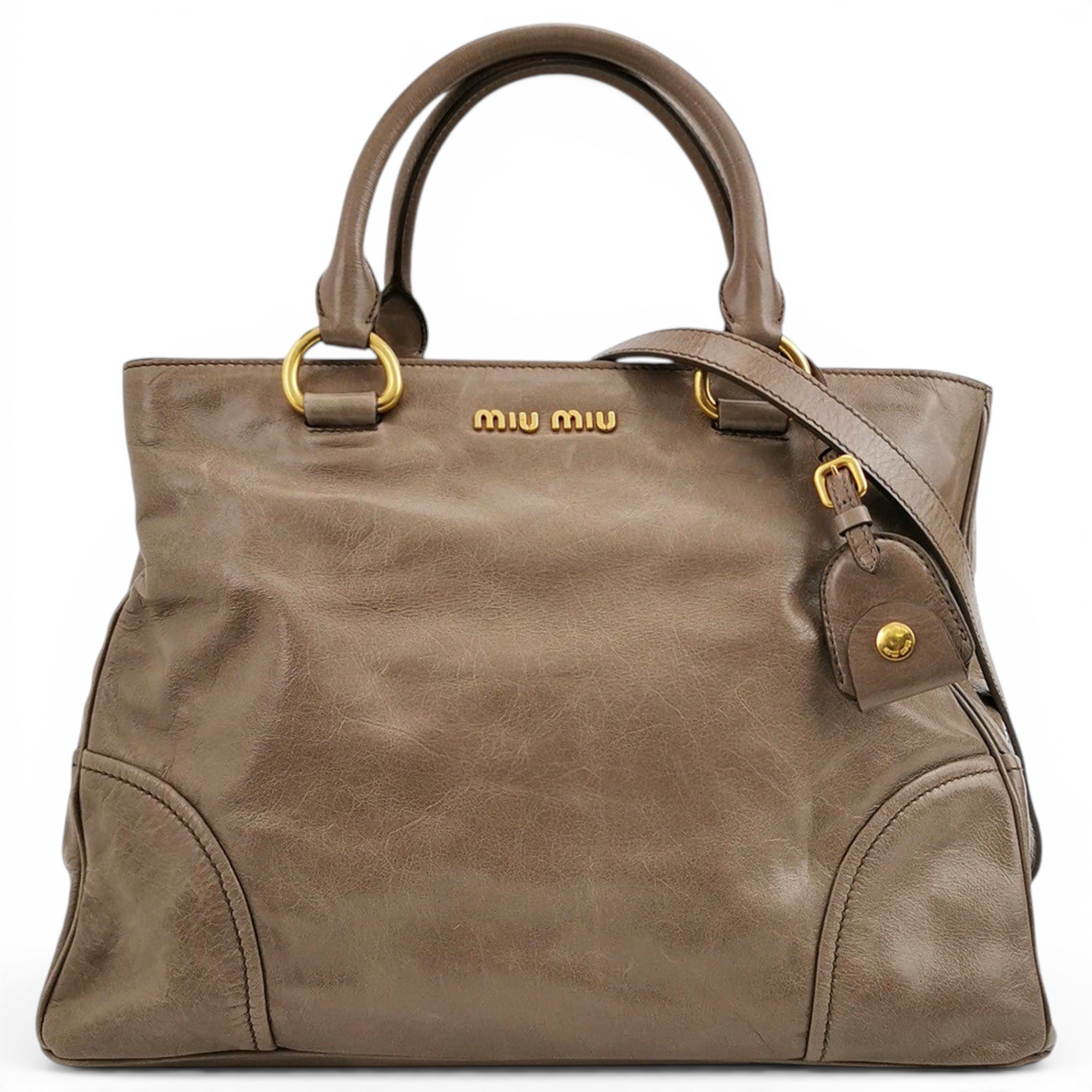 Vitello leather handbag