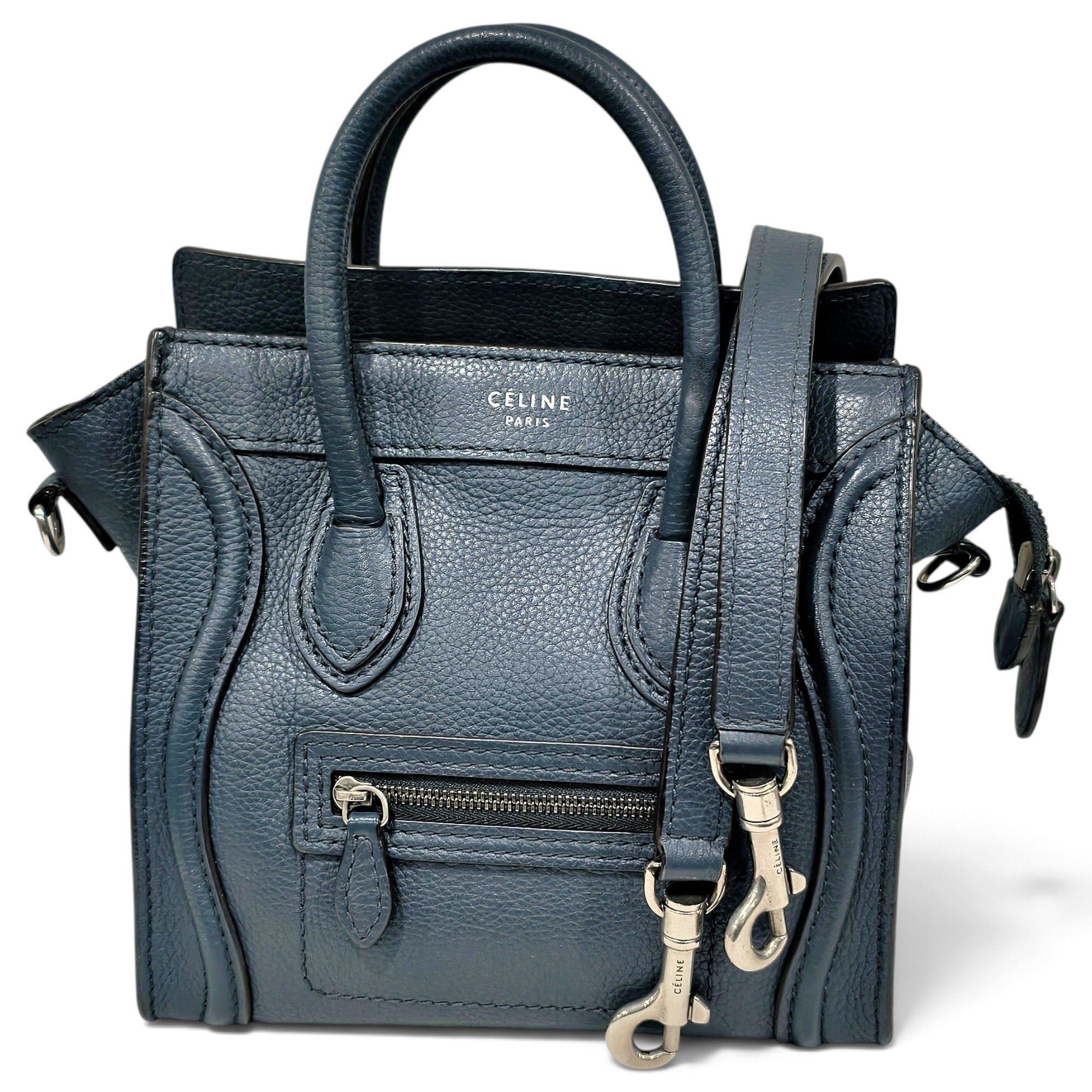 Nano Luggage leather handbag