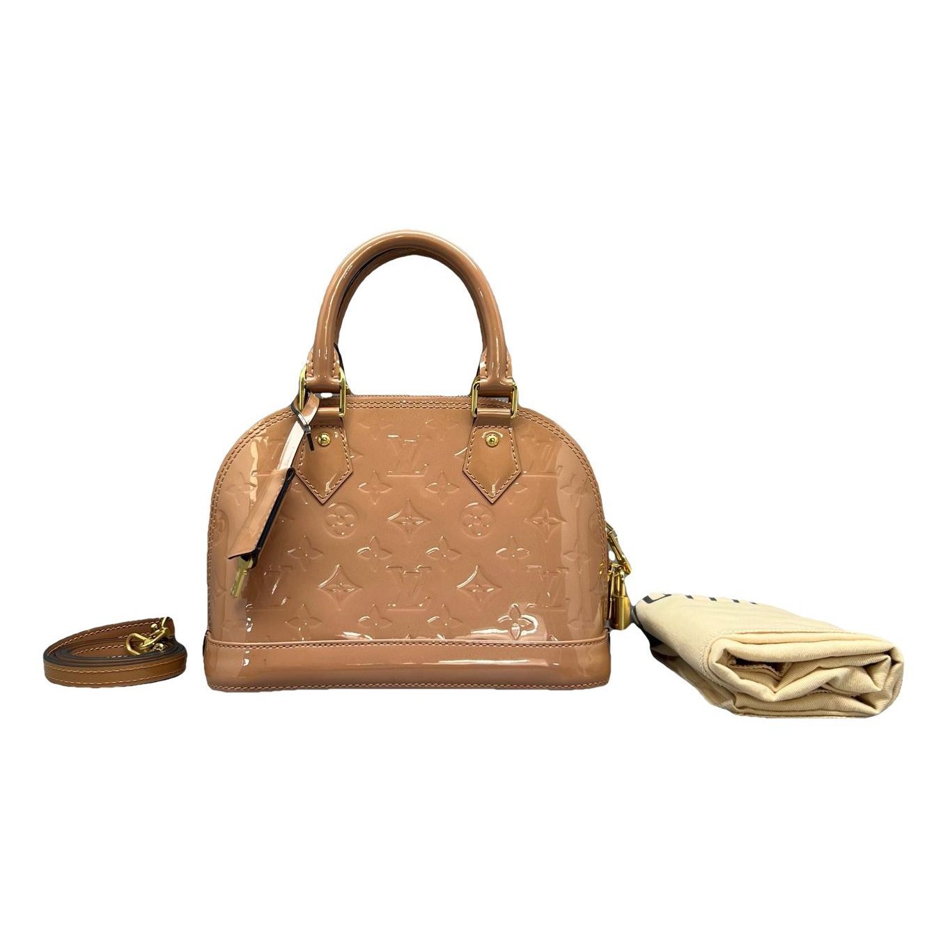 Alma BB patent leather handbag