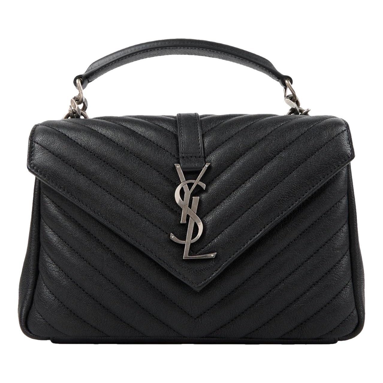 Collége monogramme leather handbag