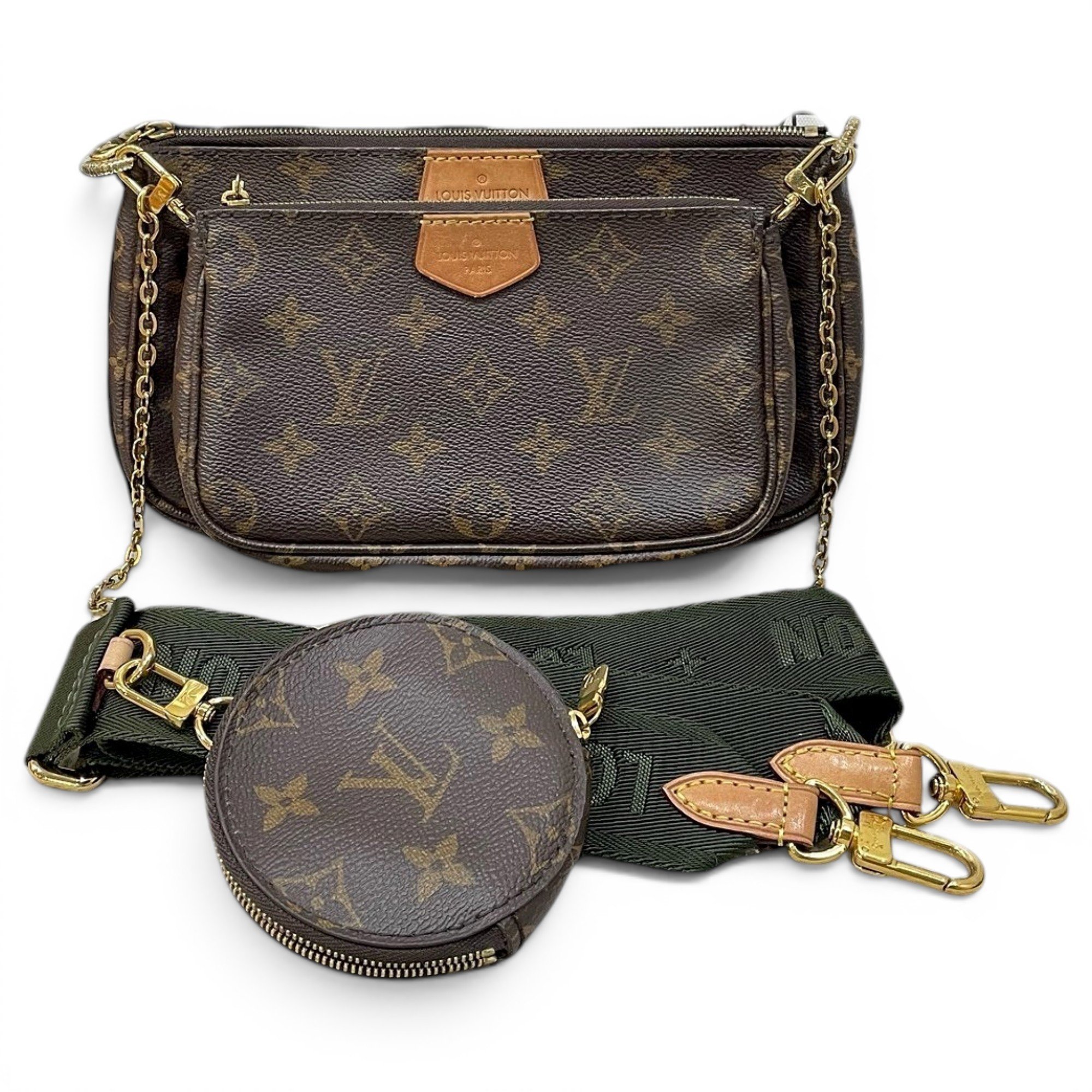 Multi Pochette Accessoires leather handbag