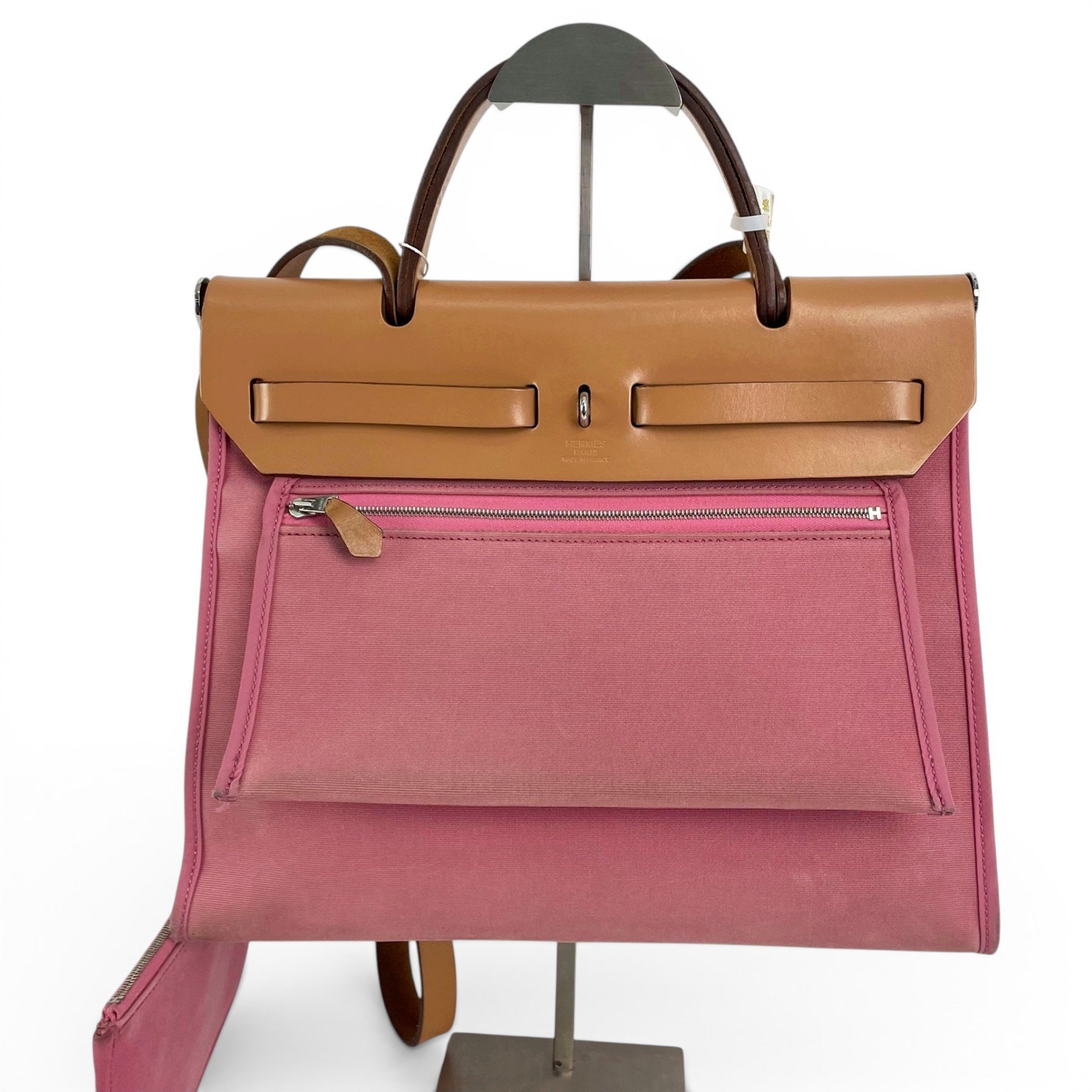 Hermes Herbag Handbag Vache Leather