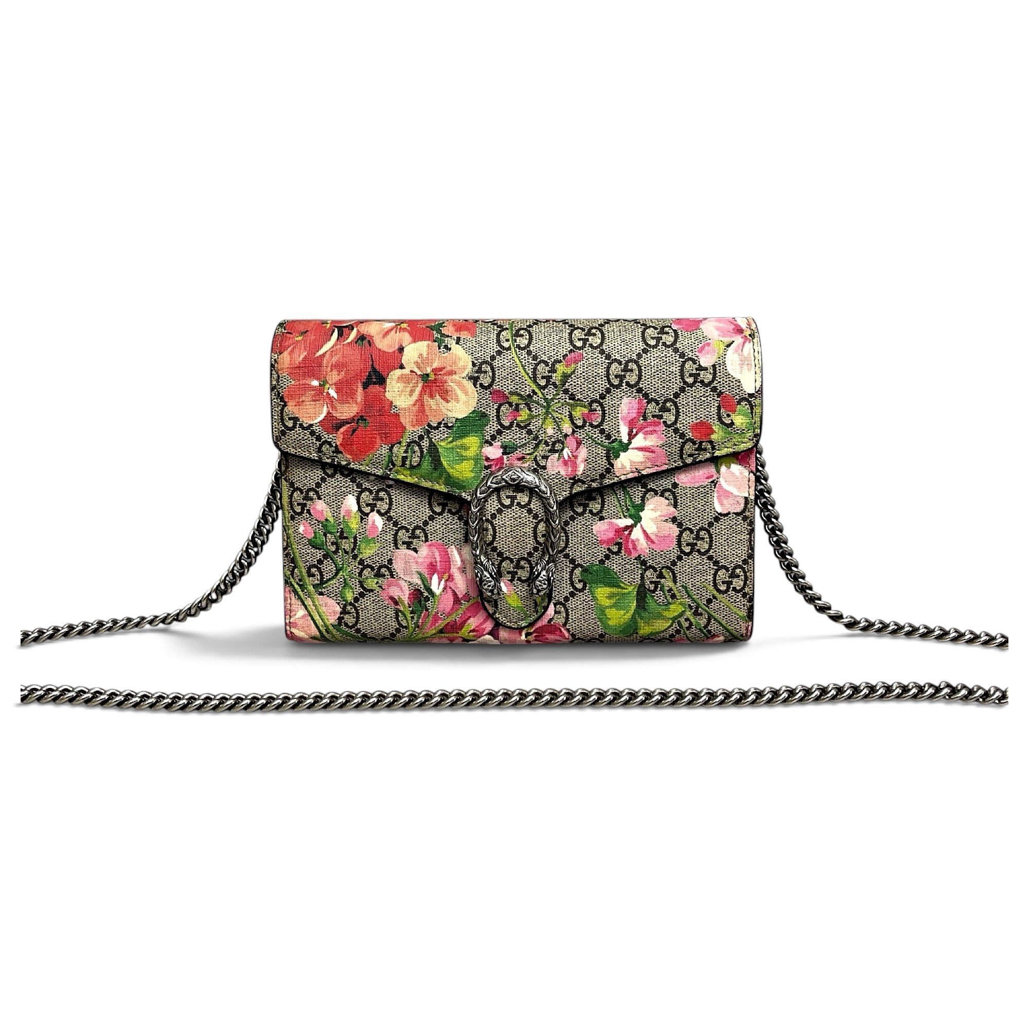Dionysus Chain Wallet leather crossbody bag